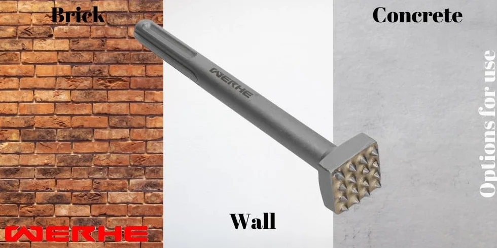 Scalpello a punte SDS MAX 25 denti 300 mm per calcestruzzo e pietra
