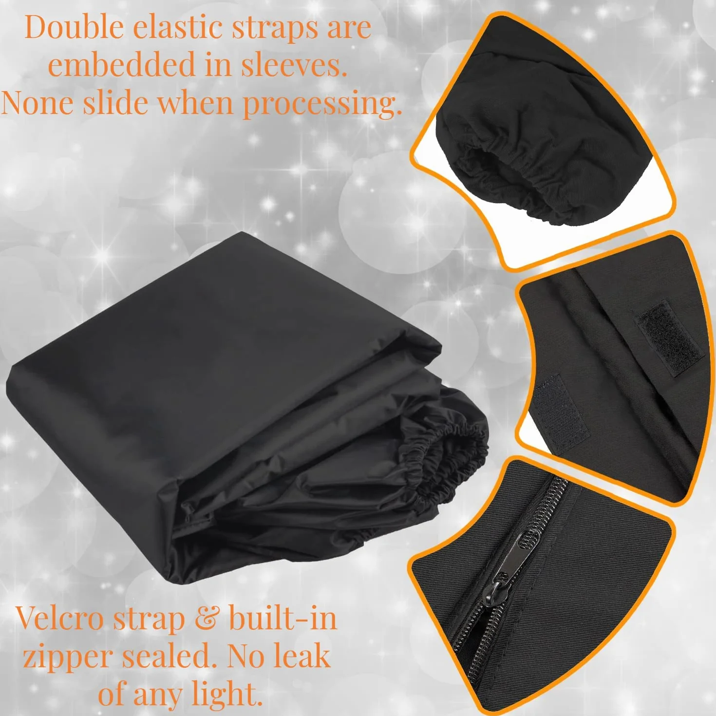 Borsa Per Camera Oscura Borsa Per Il Cambio Della Pellicola - Tessuto di cotone spesso 70 x 70 cm Materiale antistatico per il cambio della pellicola Sviluppo di materiali fotografici professionali