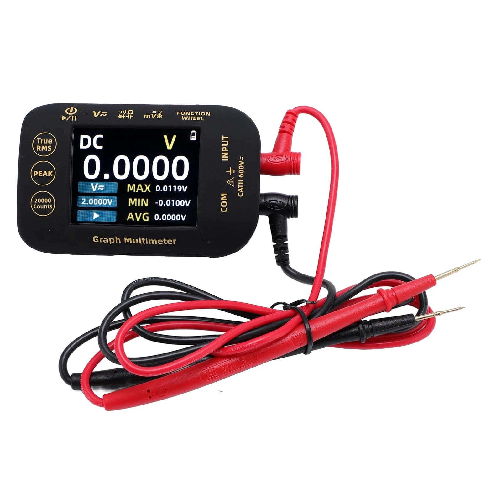 Aramox Multimetro Digitale Fotovoltaico, S450, Tester Grafico con Schermo TFT, Misurazioni Versatili per Elettricisti e Uso Automobilistico