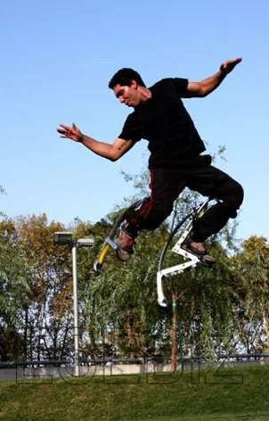 Esebiz Skyrunner Trampolino da salto per uomo 90-110 kg nero