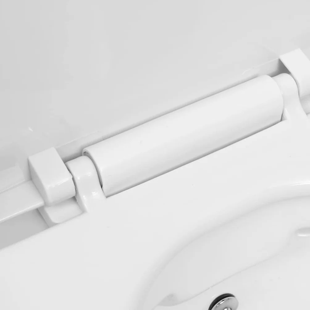 vidaXL Toaleta Podwieszana Bezramowa z Funkcją Bidet Ceramika Biała