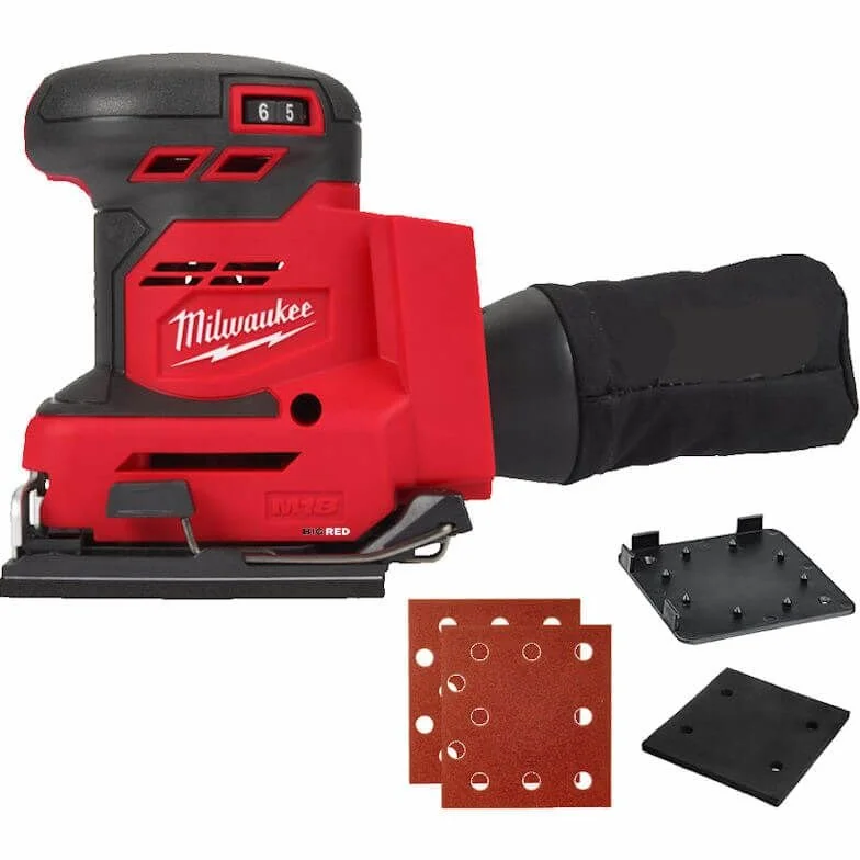 Milwaukee M18BQSS-0 Smerigliatrice orbitale a batteria