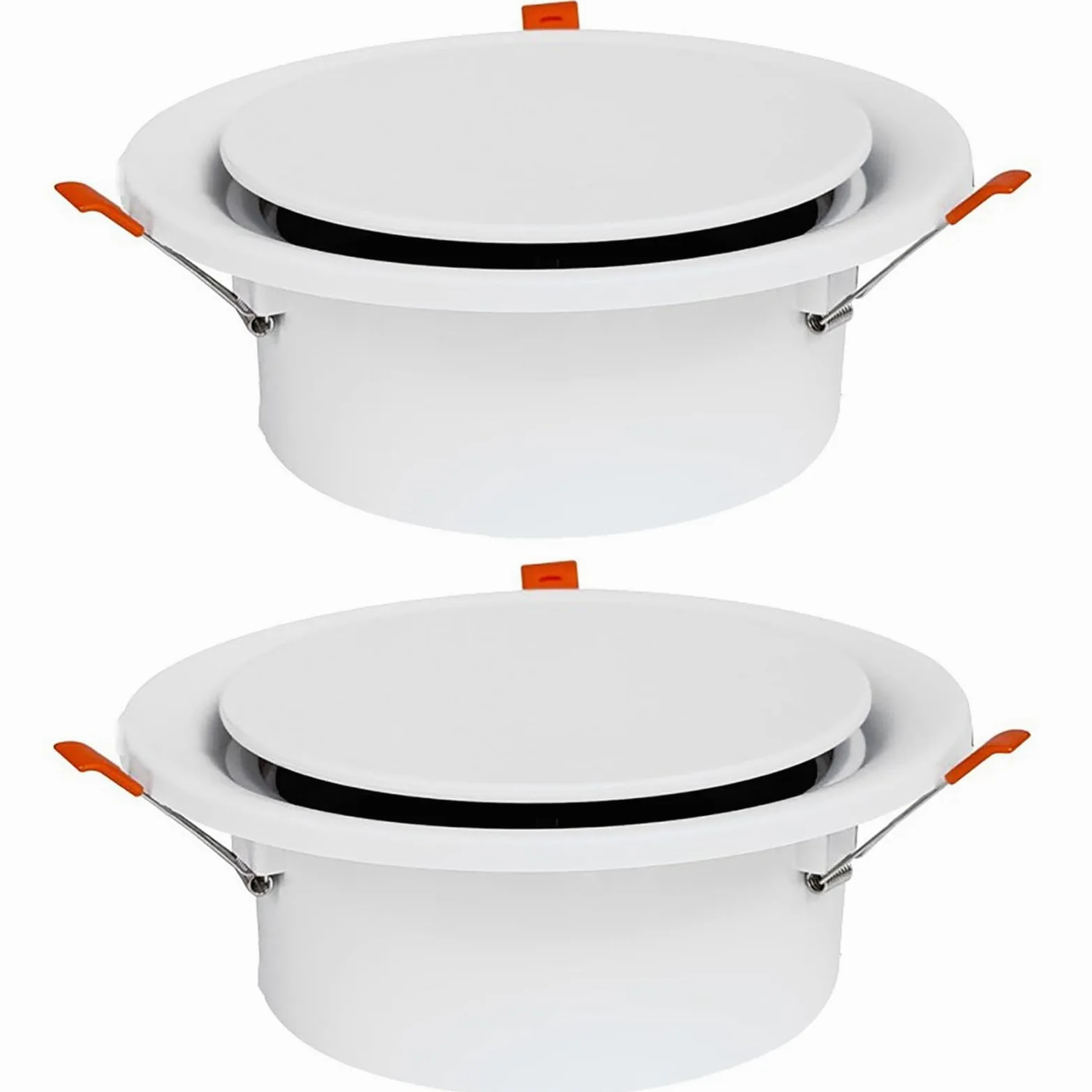 Piastra di Copertura del Soffitto Rotonda A Molla, Griglia di Ventilazione Rotonda/Pannello di Accesso, Coperchio di Ventilazione del System di Aria Fresca(2pack,115mm (4 1/2"))
