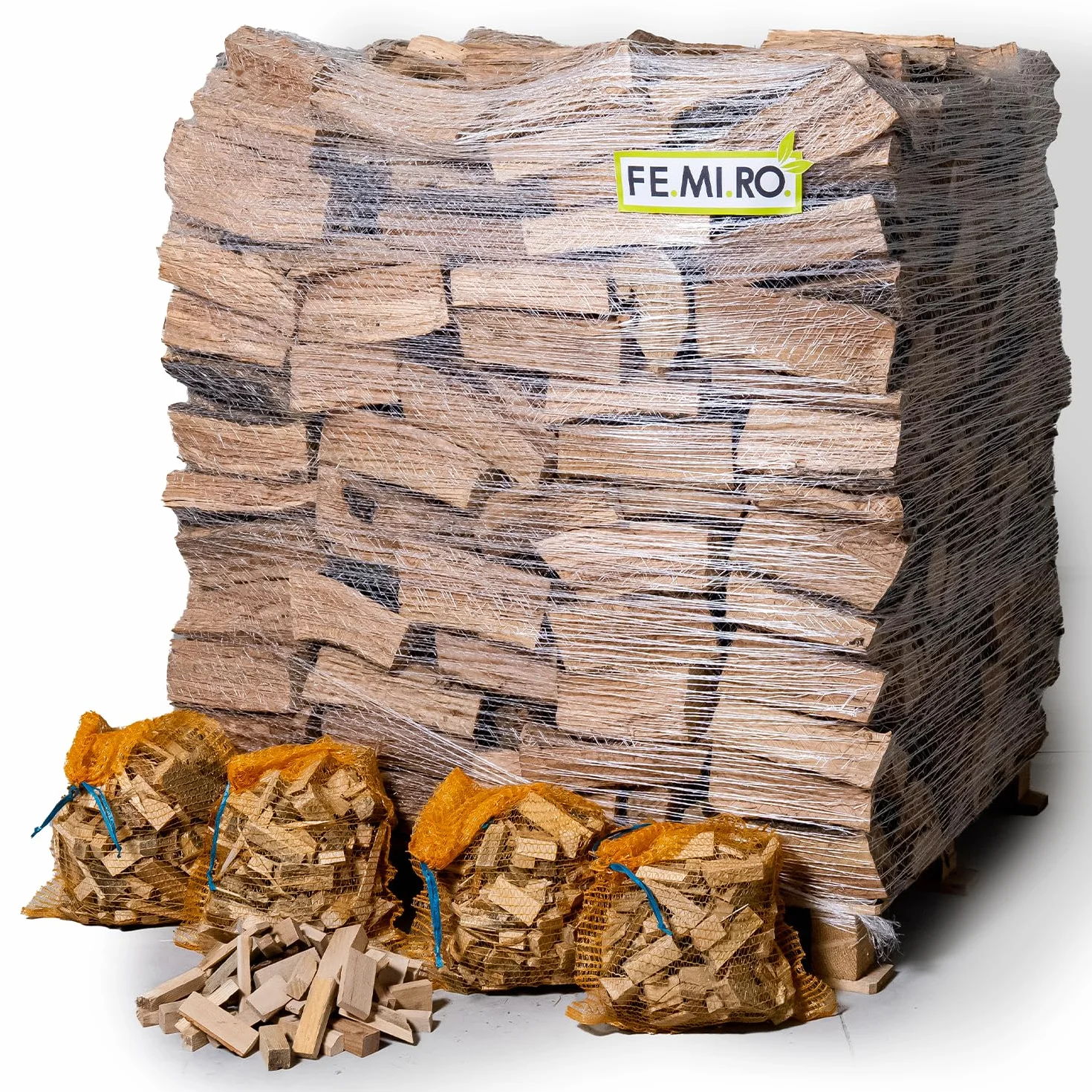 FEMIRO Legna da Ardere di Ulivo 700 kg 25/30 cm per Stufe e Camini – 100% Ulivo Made in Italy