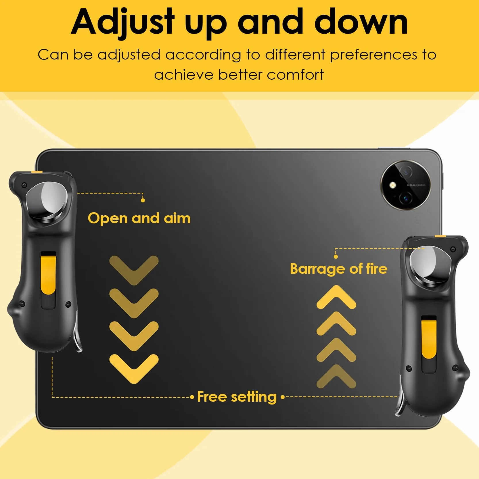 Trigger Controller per Tablet capacità L1R1 Pulsante Fire Aim Trigger Gamepad Joystick per Cellulare