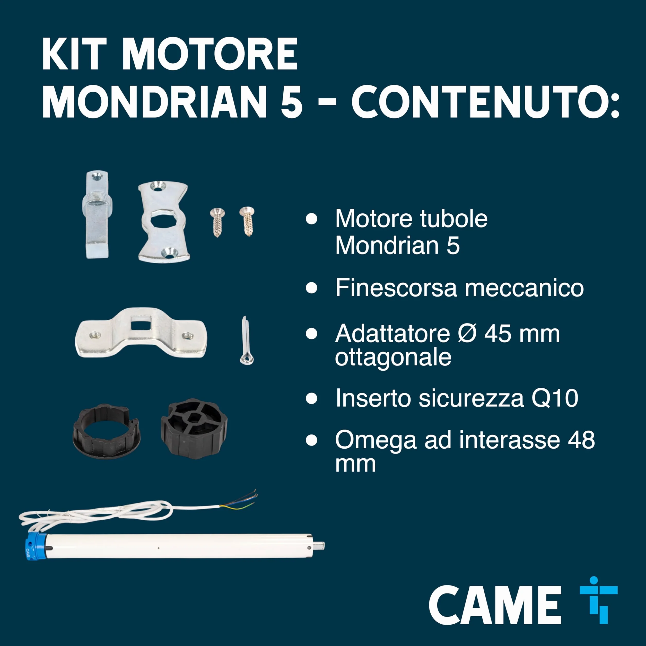 Came Kit Tubolare MONDRIAN do tapparelle 30NM
