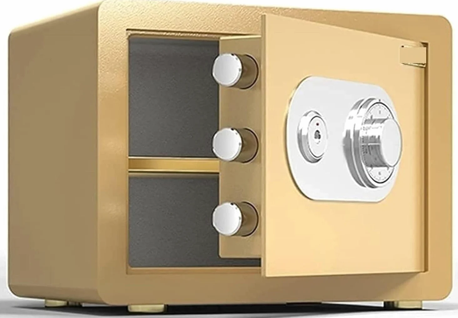 Serratura a combinazione di sicurezza digitale Governo Cassaforte Piccola per Home Office Hotel, Metal Steel Confidential Locker con la funzione di serratura a chiave