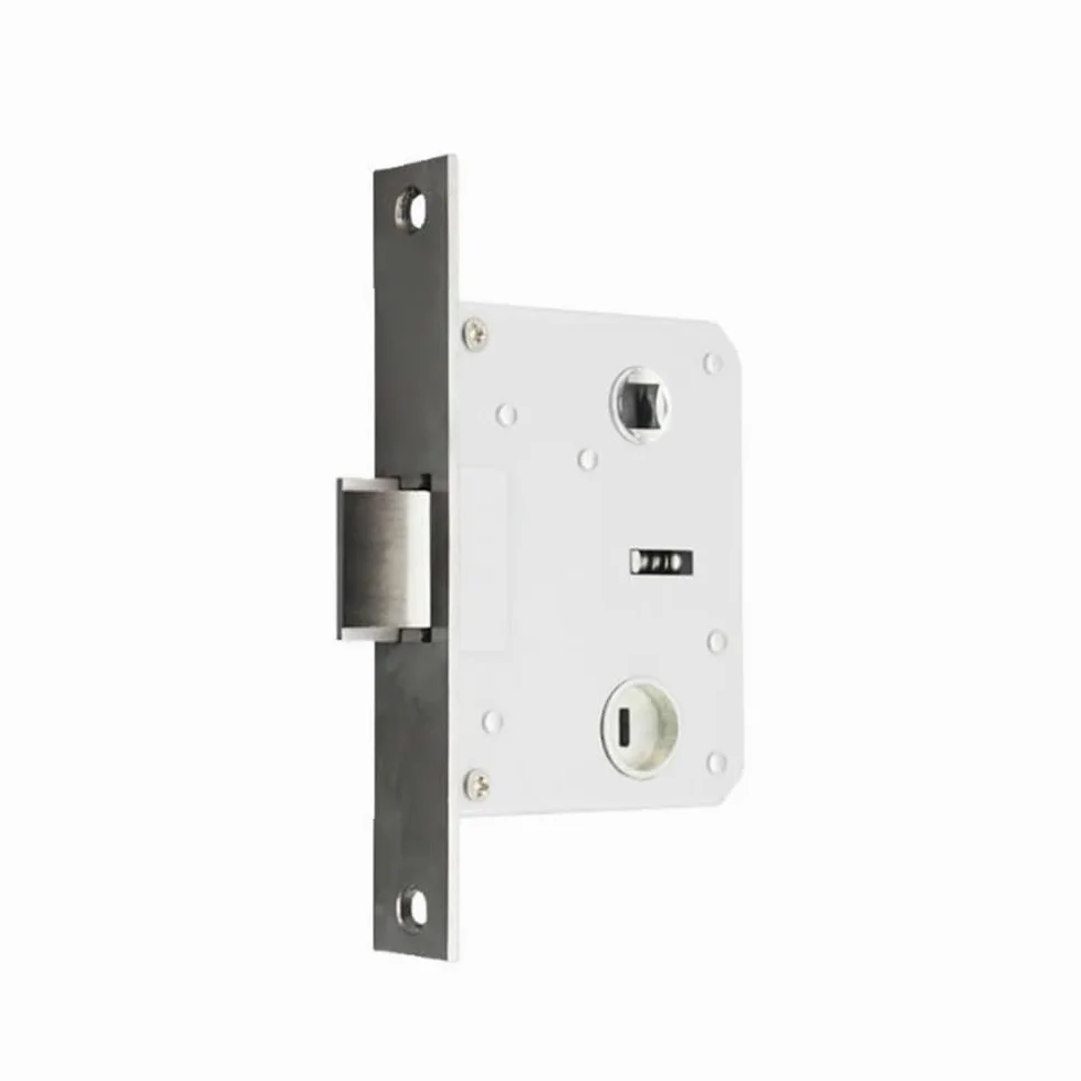 Serratura Porta 45 * 57 corpo serratura a linguetta singola, molla pesante, grande in acciaio inossidabile a obliqua, bagno, accessori