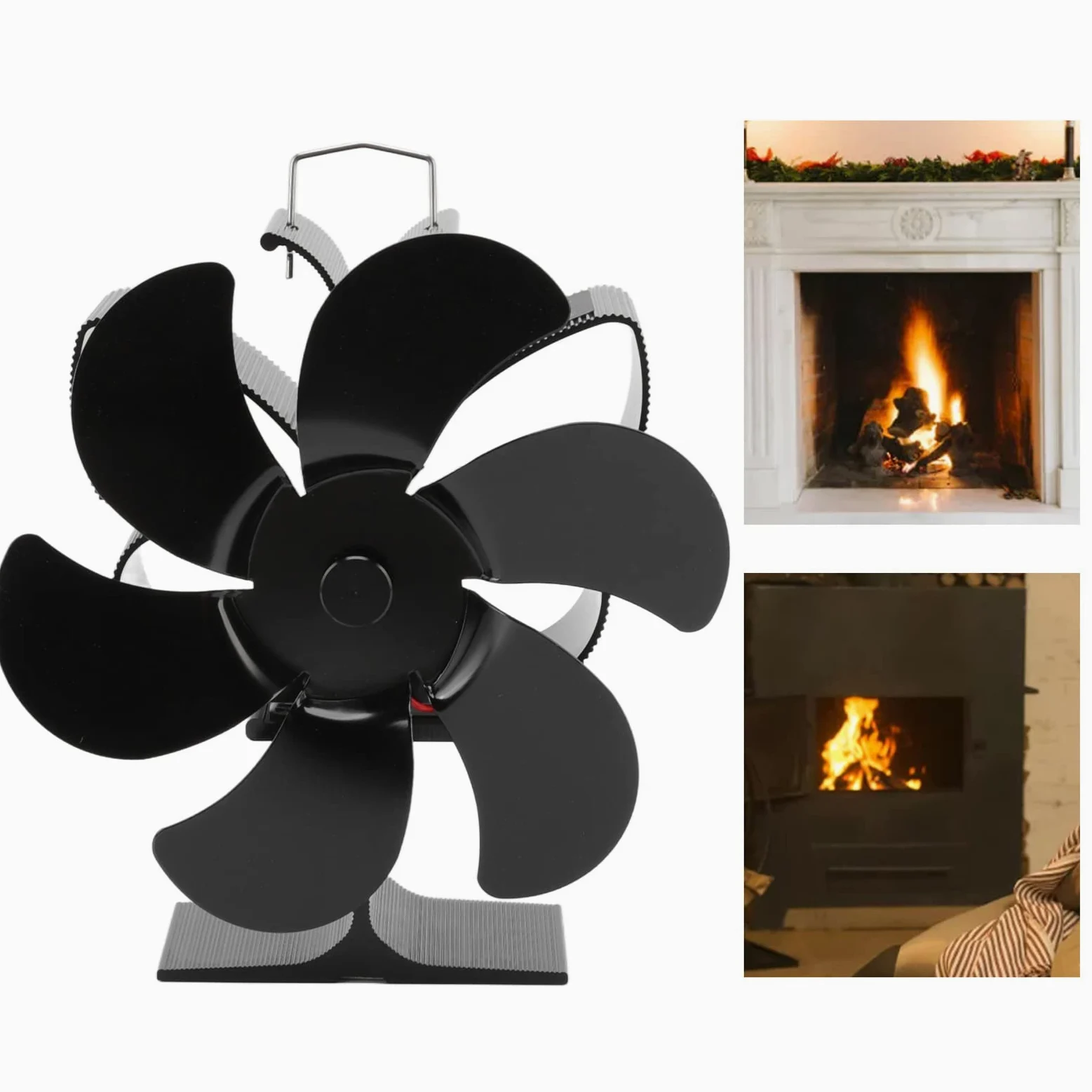 Ventilatore per Stufa a Legna, Ventola Termica per Camino a