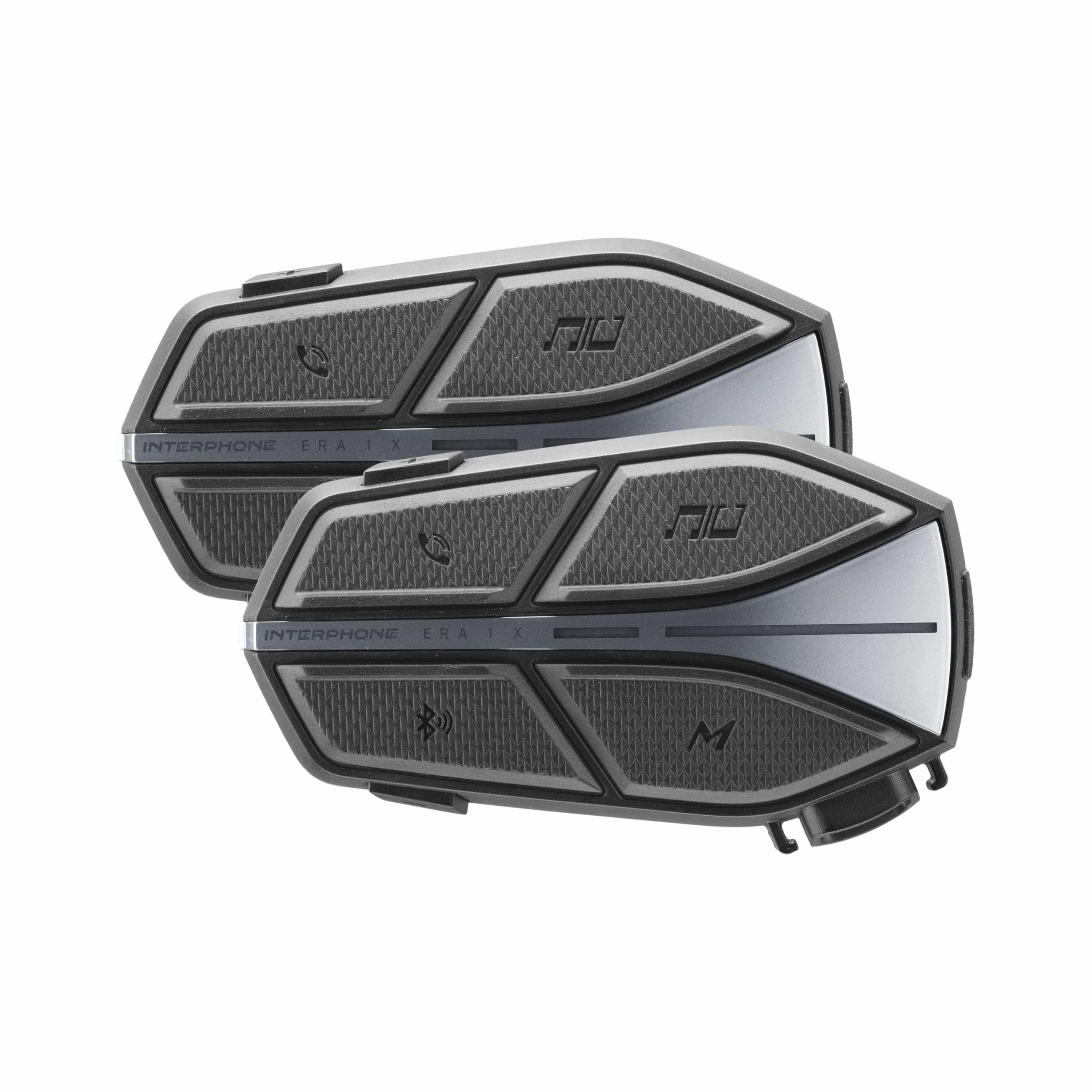 INTERPHONE - ERA1X Interfono Moto Doppio Mesh 3.0 e Bluetooth 5.3, fino a 25h autonomia, 1,5 km, audio by Harman Kardon, compatibile con mesh Sena, pairing rapido e comandi vocali