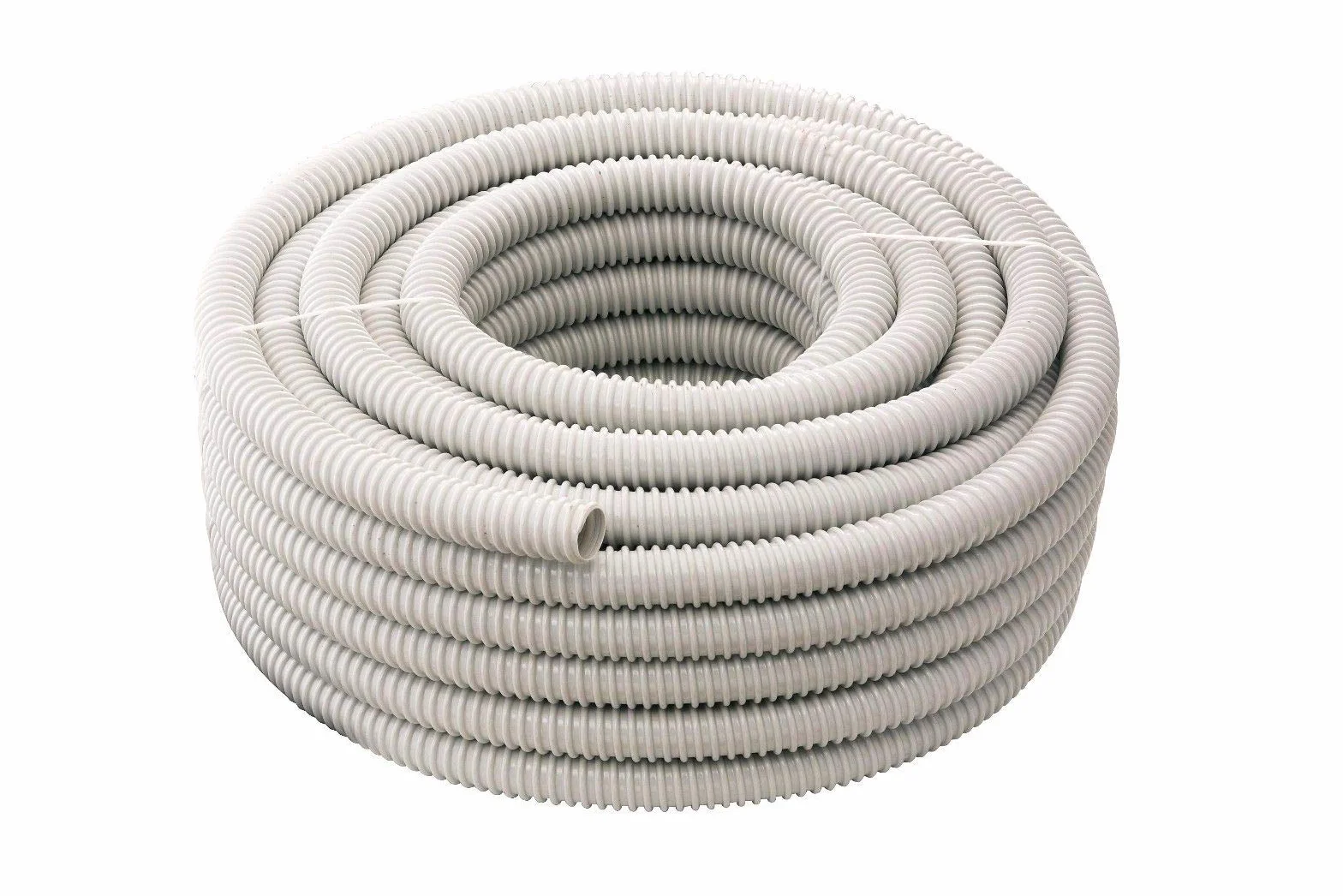 Tubo Guaina Spiralata Flessibile 16 mm PVC Grigia Impianti Elettrici