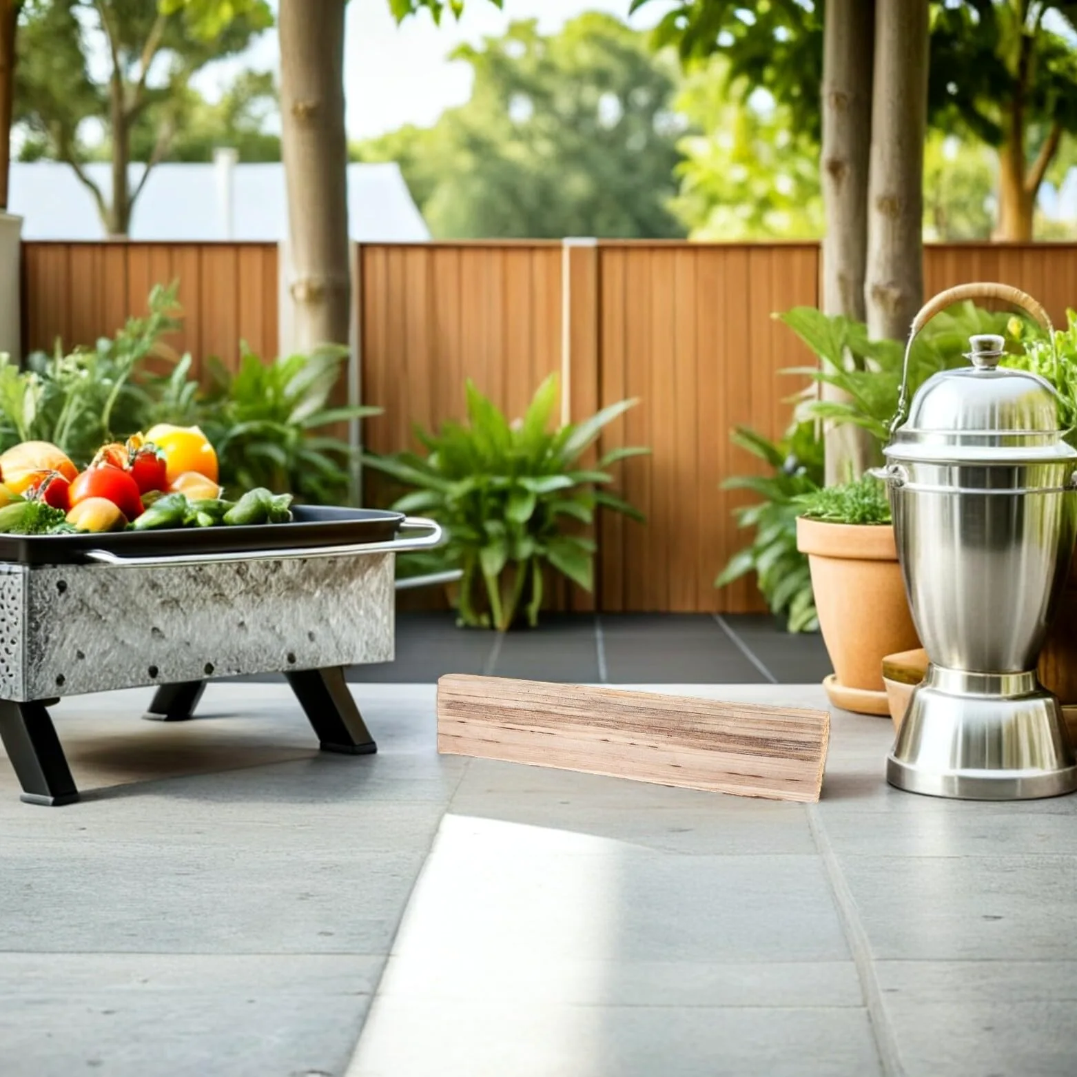 Alasum Legna da Ardere per Interni in Legno Duro 10 Pezzi, Alta Efficienza e Accensione Facile, per Camini Interni e Focolari da Giardino