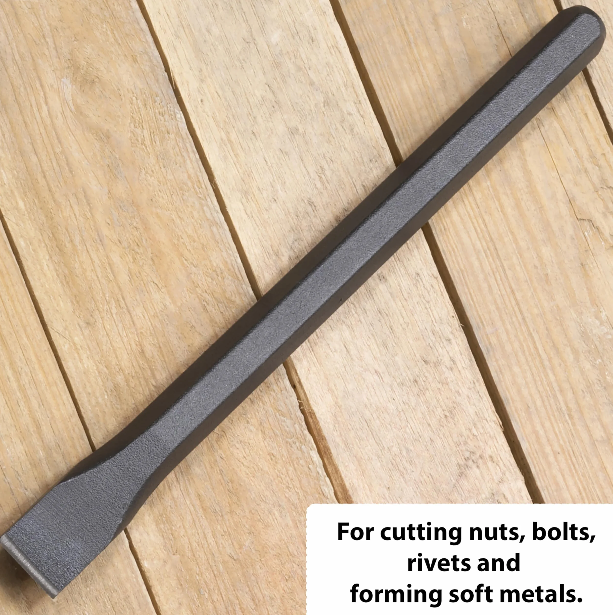 Scalpello piatto per calcestruzzo 300x18x25mm senza paramano acciaio al carbonio