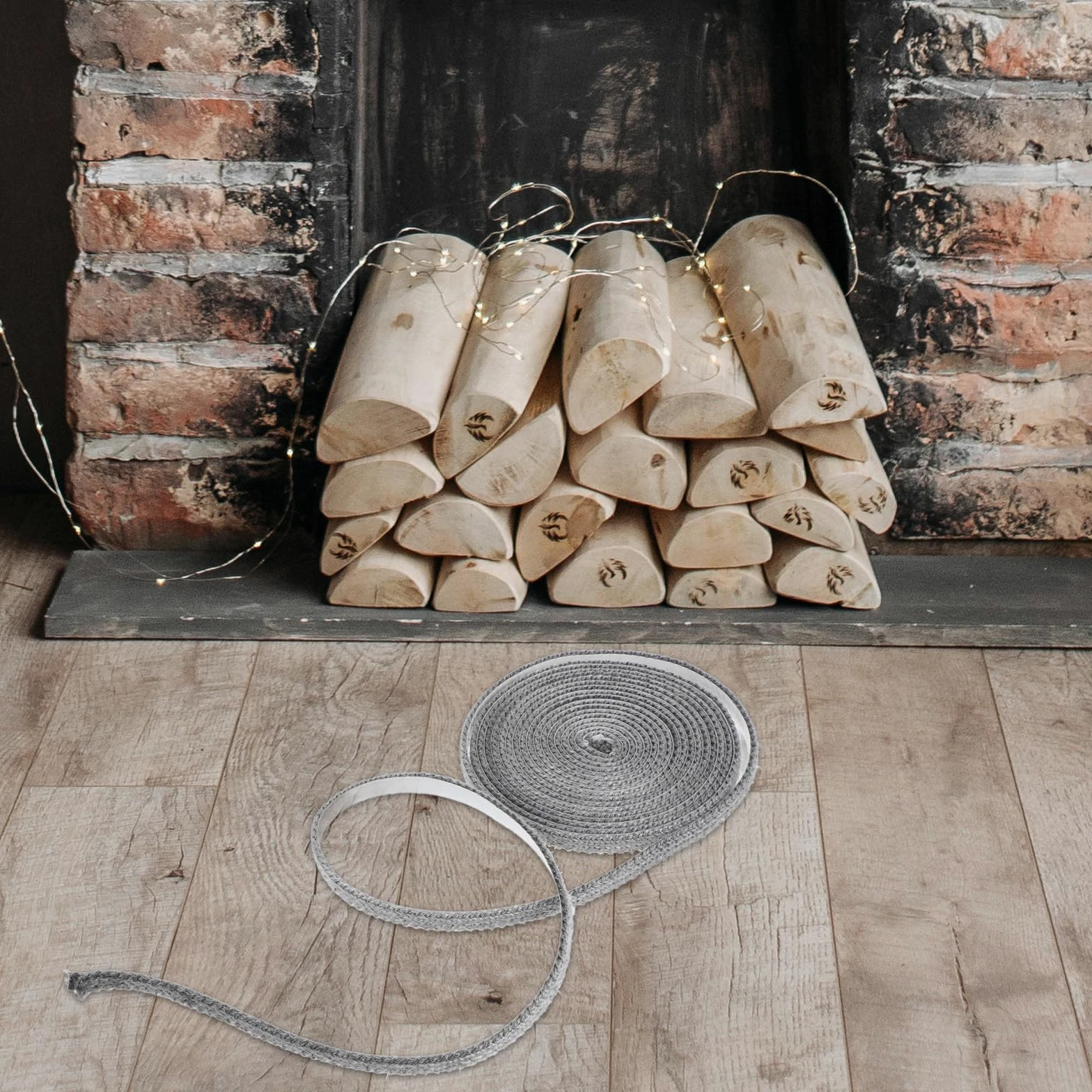 Kisangel 4rotoli Guarnizione Autoadesiva Per Resistente Temperature Per Sostituzione Caminetti e Sigillatura