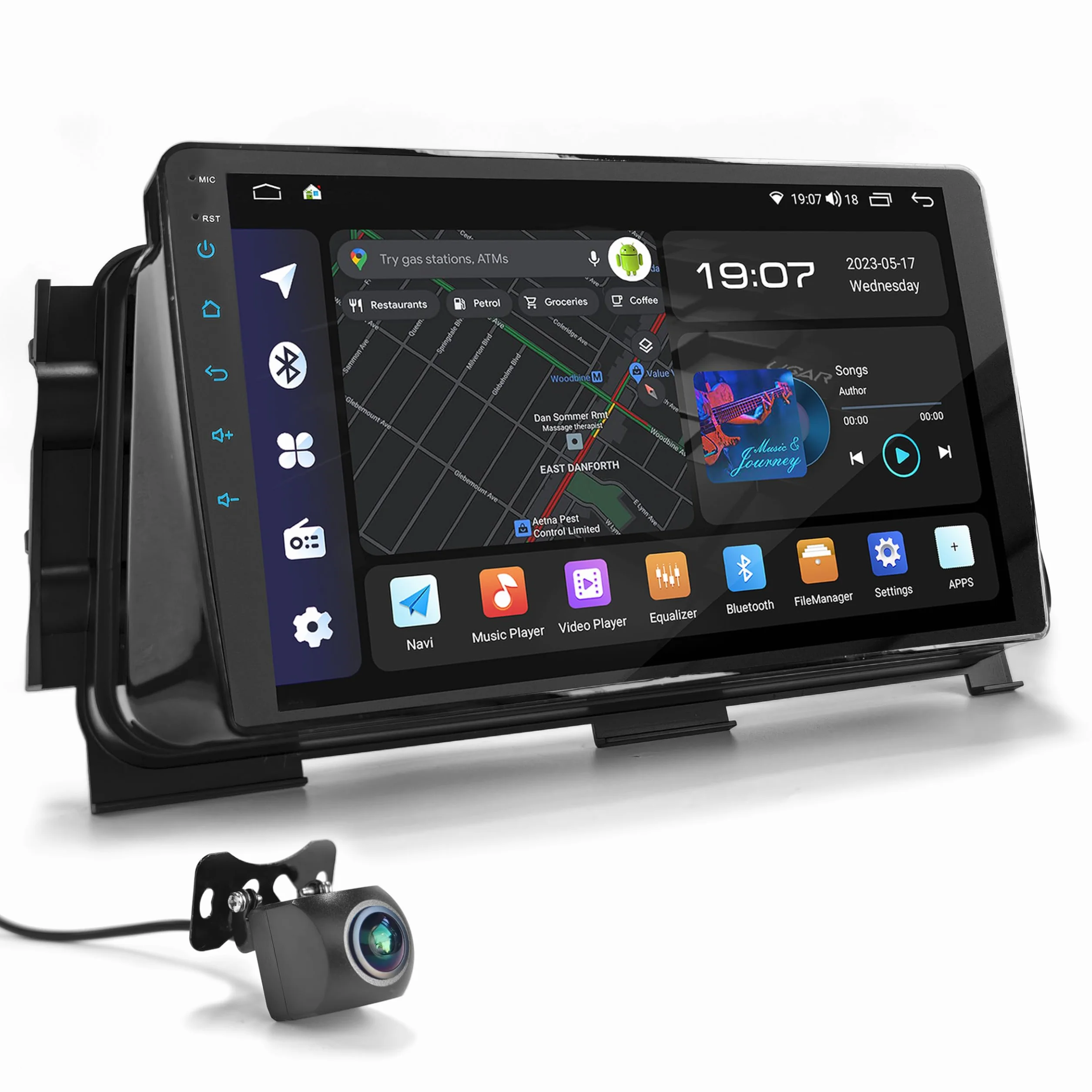 Autoradio UGAR Android 15 compatibile per NISSAN Micra (K14) 2017+; Kicks 2016+ 9 pollice Autoradio touchscreen con CarPlay wireless e Android Auto, 4GB+64GB, Bluetooth, WiFi, DSP, DAB+, navigazione G