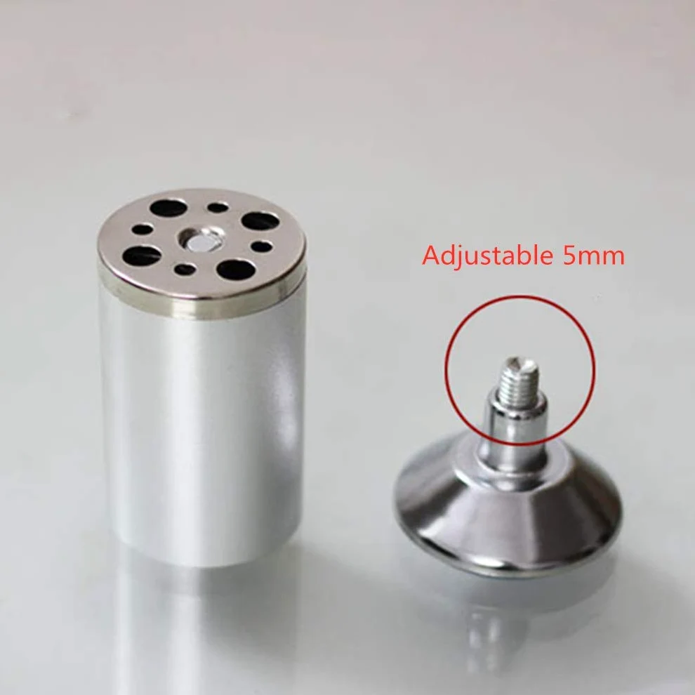 Gambe per mobili Gambe per tavoli Regolabili in Metallo Piedini per mobili Piedini in Lega di Alluminio Piedini di Ricambio Rotondi per alzate per mobili Gambe per divani Gambe per