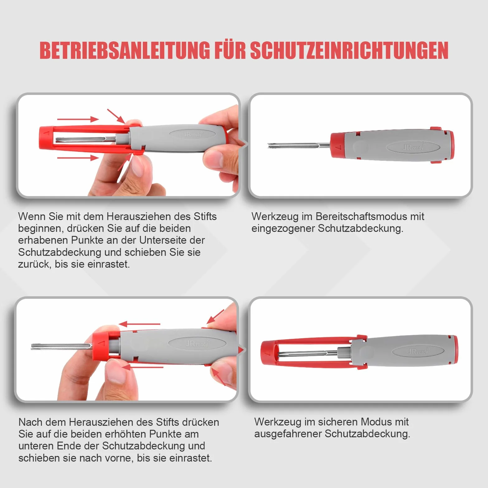 JRready JRconDRK-16DT-PRO strumento di sblocco per contatti DT DRC HDP20 HD30 HD10 Jiffy Splice Amphenol AT Series 16
