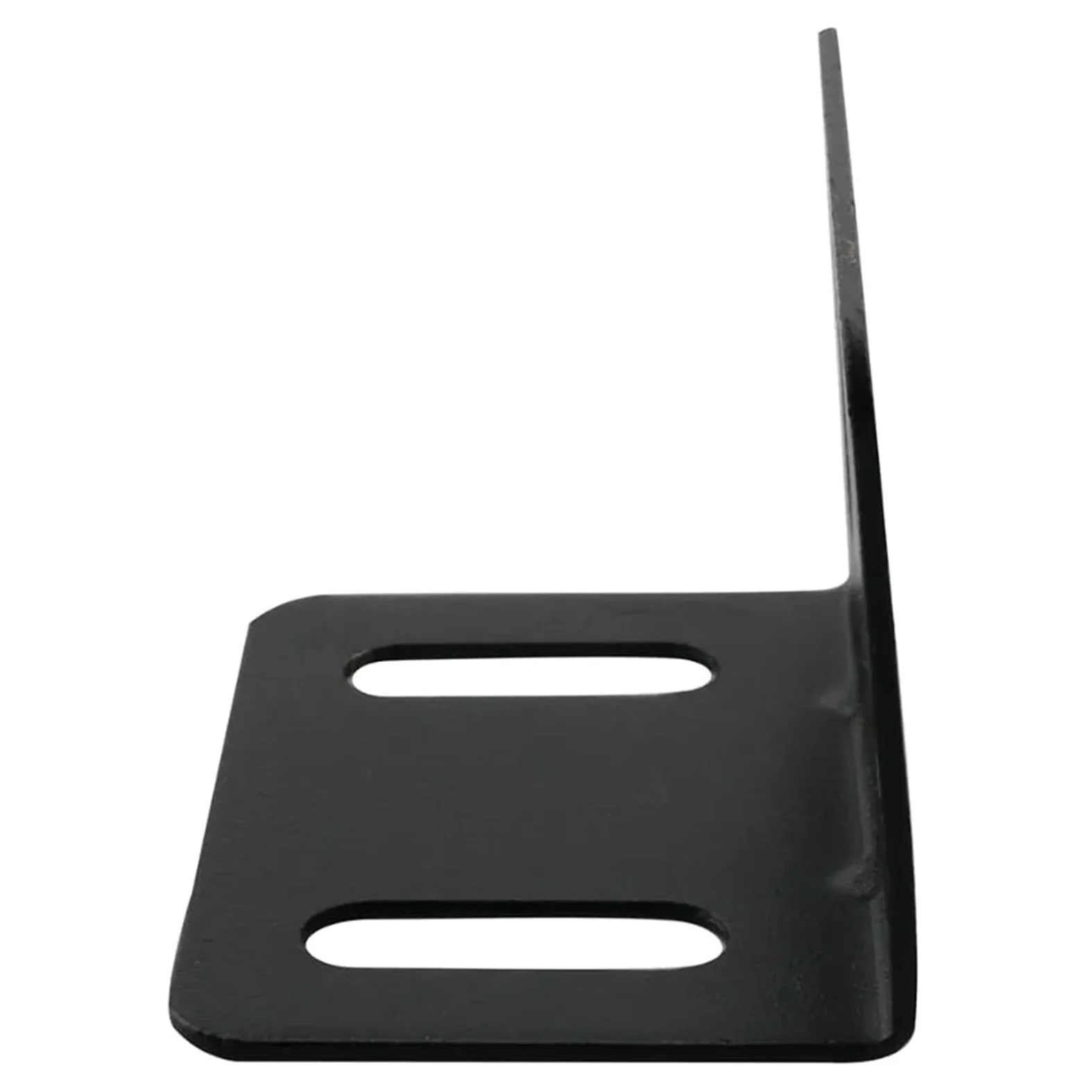 Staffe angolari regolabili a forma di L da 4 pezzi nere for mobili Adatto per il fissaggio e il supporto(4PC 80-150 T-hole)