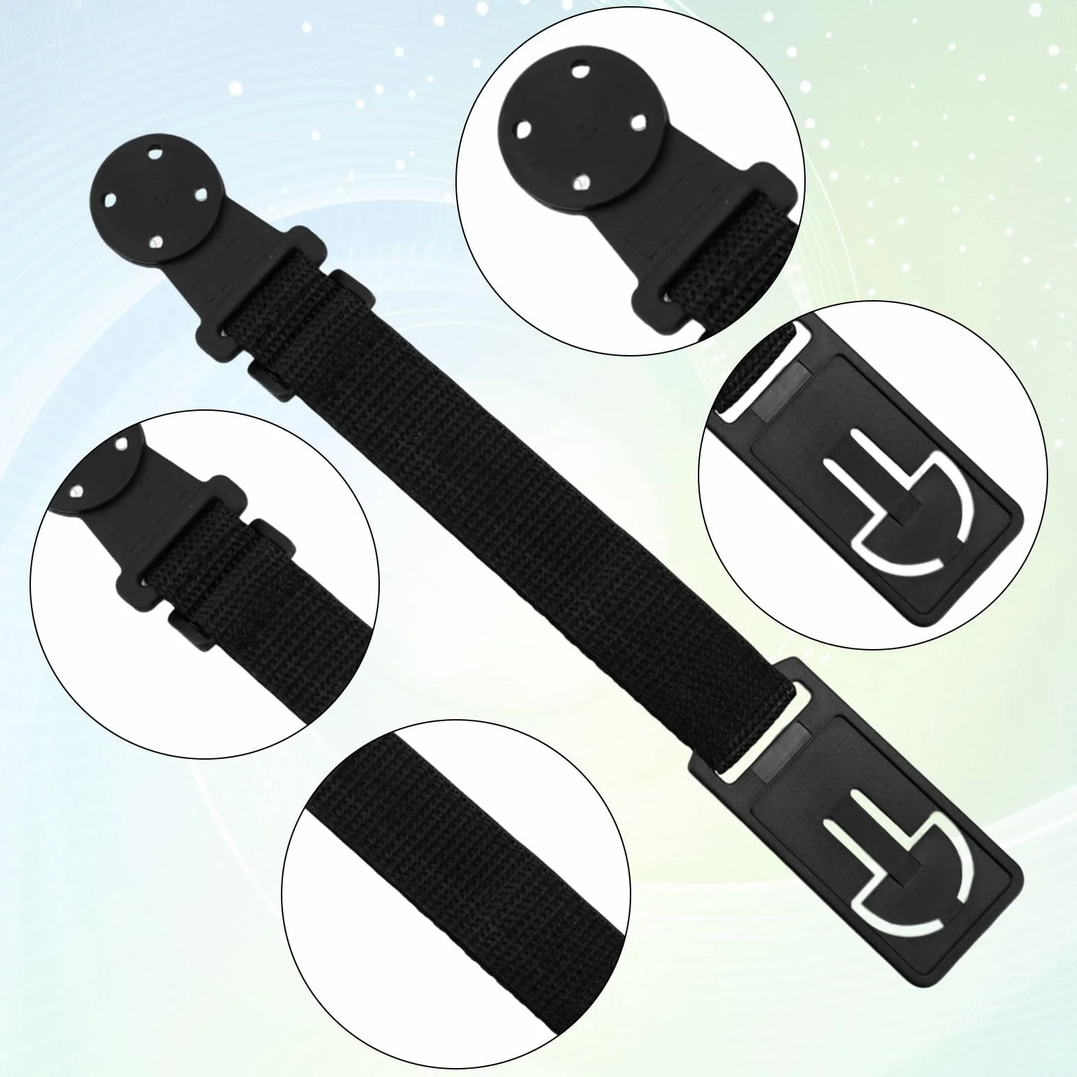 Fluke Set Gancio Magnetico con Laccio Appeso Accessori per Kit di Sospensione per Multimetro Digitale (Nero)