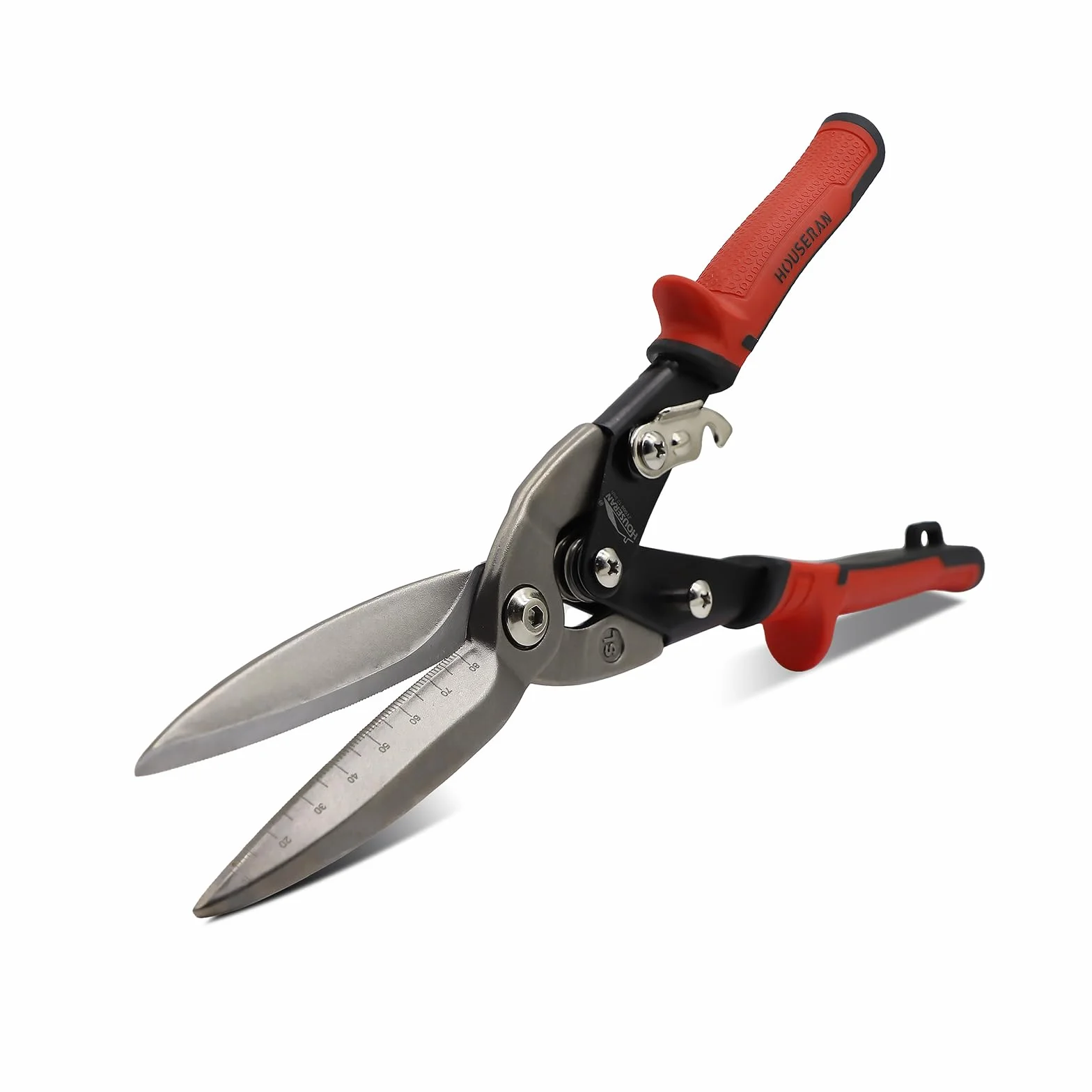 Cesoie Aviazione 30cm Taglio Dritto, Taglialamiera Professionale in Acciaio CR-MO con Doppia Leva