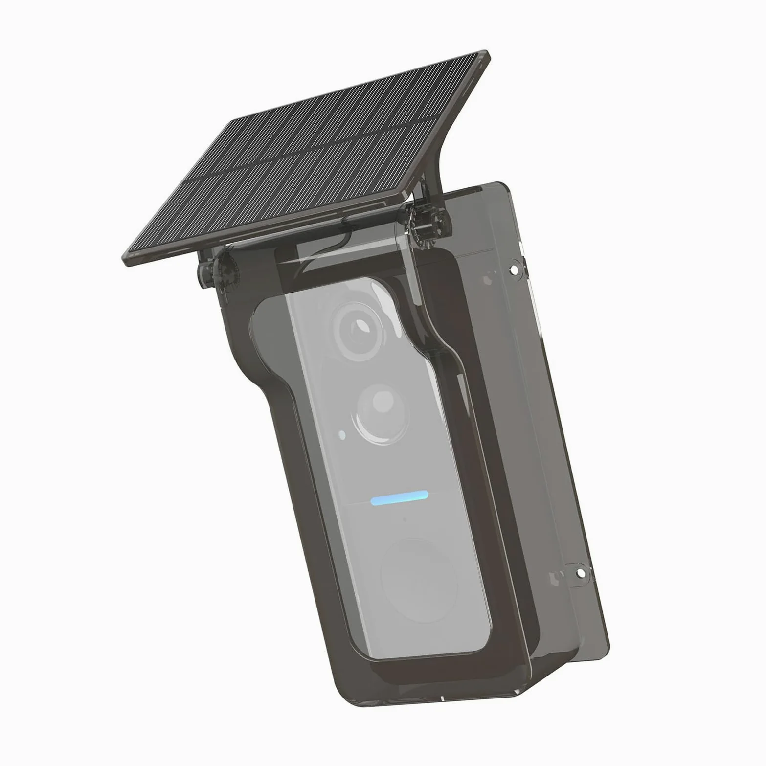 Protezione solare in ABS resistente alle intemperie per videocitofono con conversione efficiente della potenza e staffa di montaggio modificabile forte allarme Defender