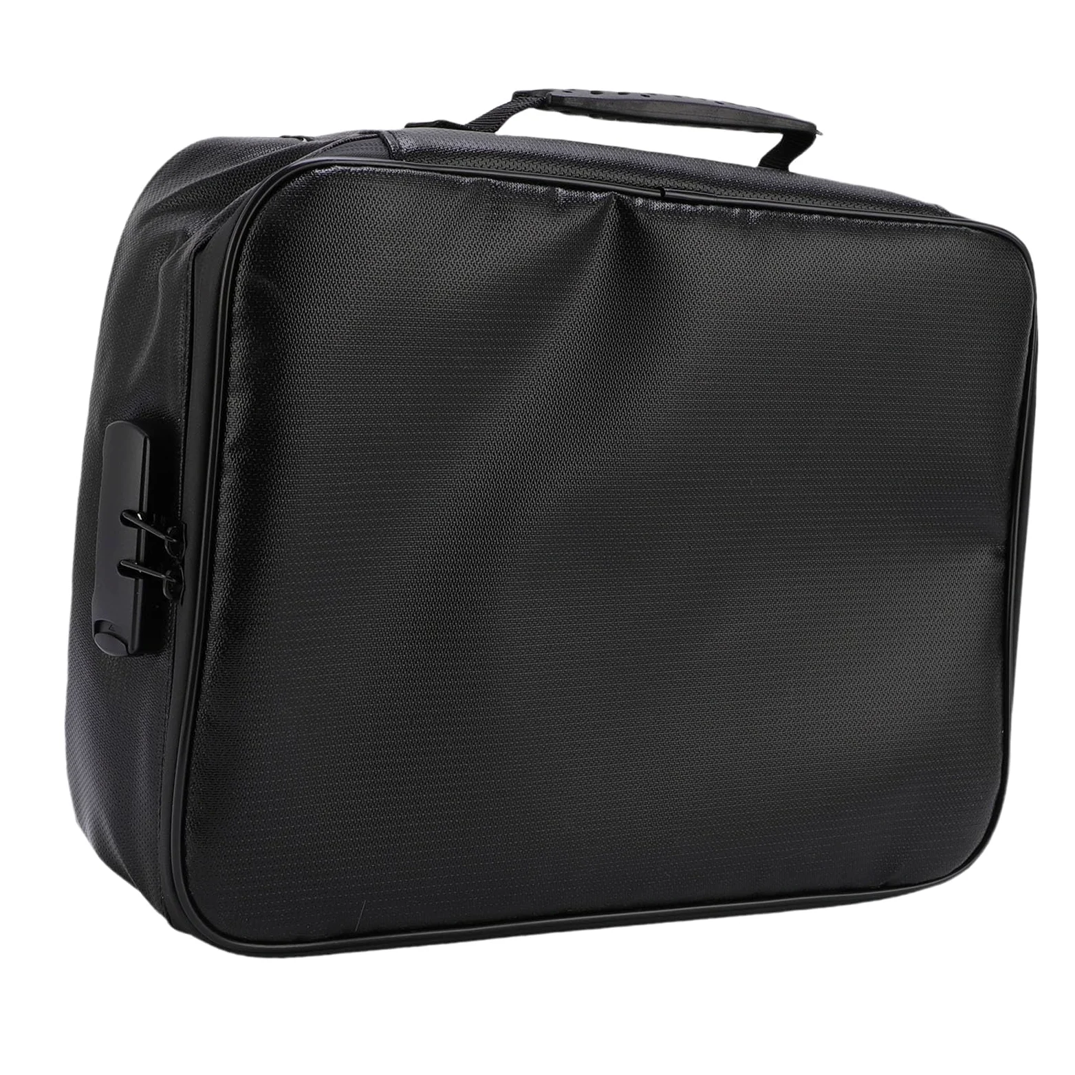 LiebeWH Borsa per Documenti Ignifuga per Documenti, Ampio Spazio per Importanti, Chiusura a Combinazione, Materiale in PVC, Ideale per i Viaggi in Ufficio a Casa