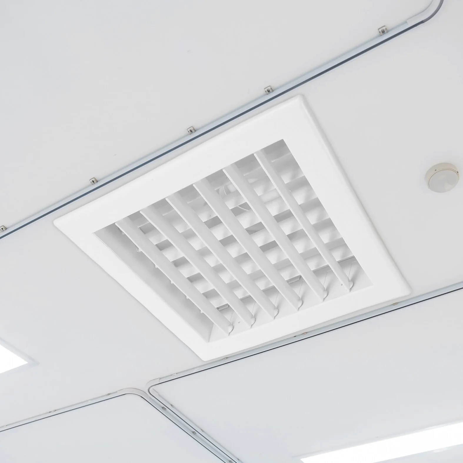 Griglia di Ventilazione Rotonda Bianca in Abs per Climatizzatore | Aerazione Tonda, Copertura della Presa d Aria Soffitto, Vacanze Estive, Facile da Pulire