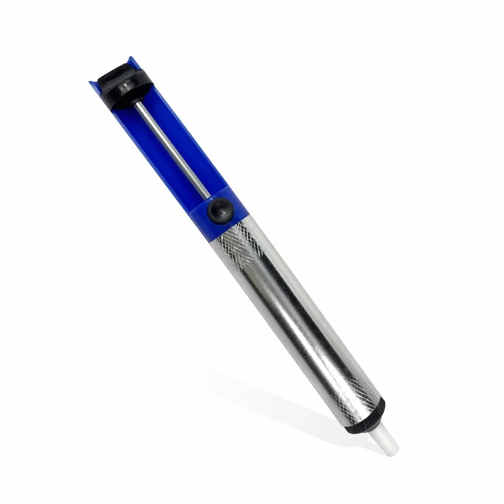 Pompa Dissaldatura Vuoto Alluminio Saldatore Strumenti Manuali Blu