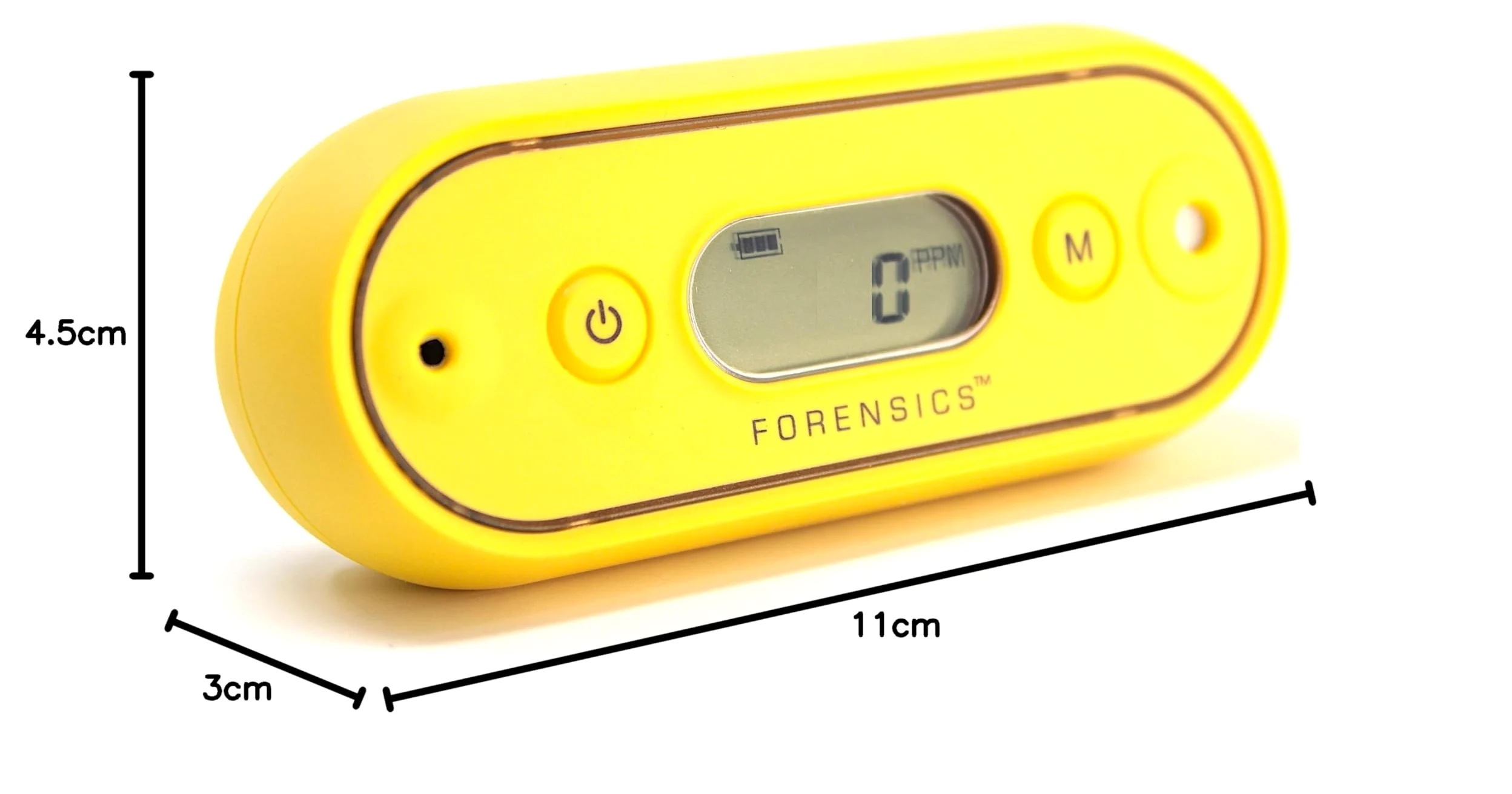 Misuratore di Monossido di Carbonio | Certificato di Calibrazione EU | Impermeabile | Batteria 2 Anni | Sensore di 3 Anni | 0-1000ppm CO |