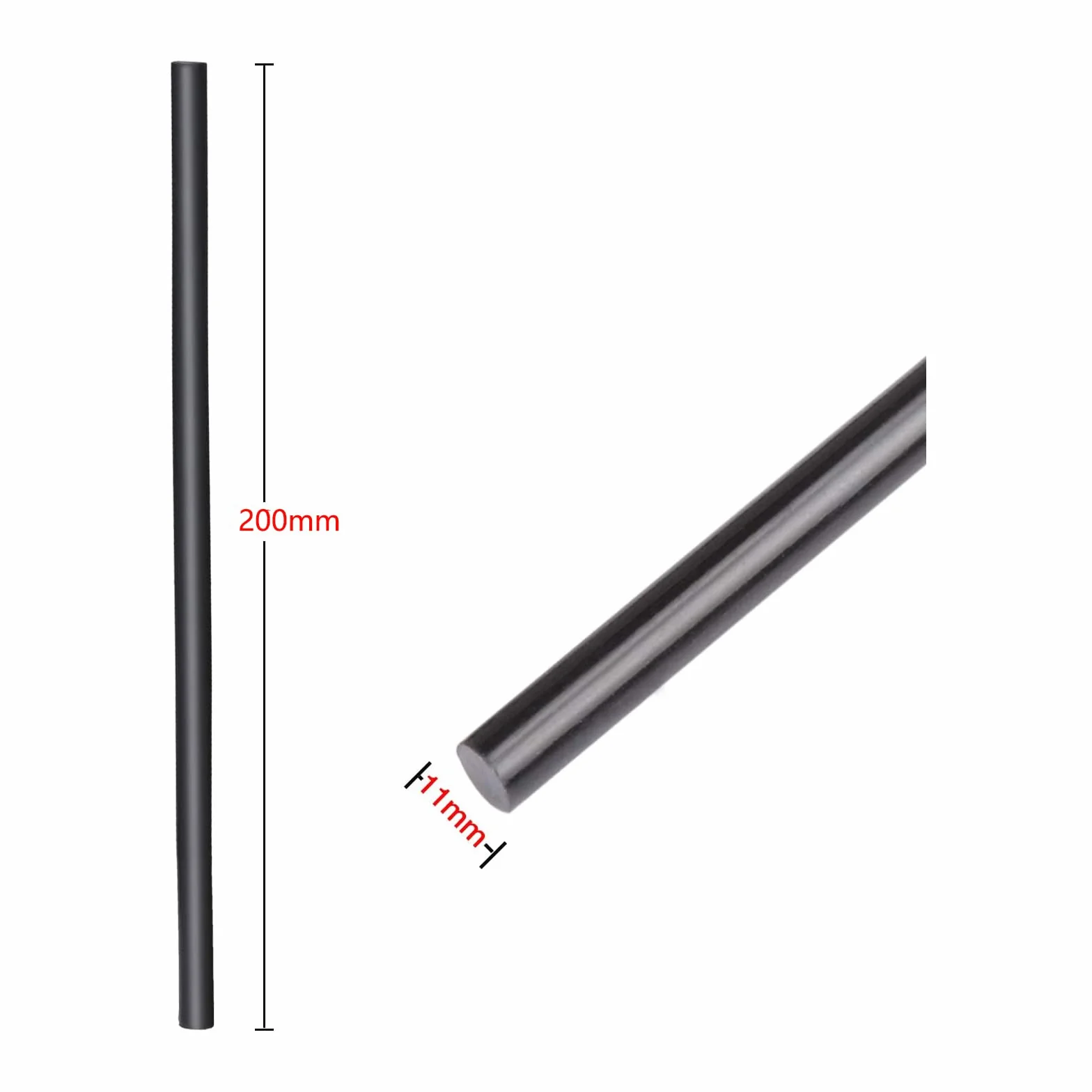 Colla calda 11 mm x 200 mm Colle Stick NERO