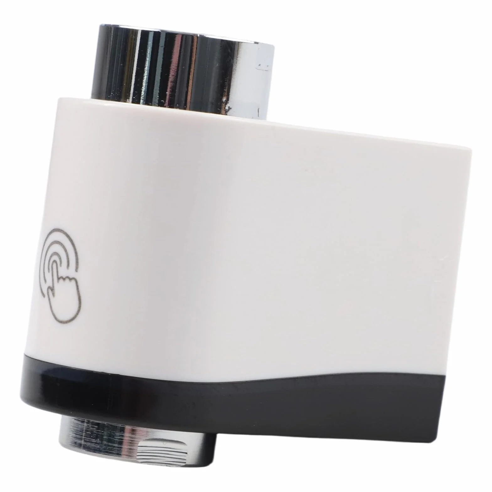 Sensore automatico per rubinetto con rilevamento movimento a infrarossi IPX6 filettatura interna 19-24 mm nero