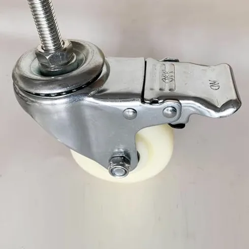 per carichi Pesanti di bloccaggio Ruote per carrelli Set da 4, Industriale Ruote girevoli con M20 Perno filettato, Antiscivolo Design per Banco da Lavoro