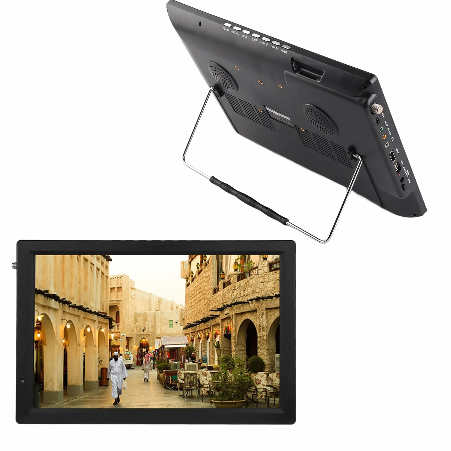 Acouto LEADSTAR 14 Pollici 1080P TV Digitale per Auto Sintonizzatore Ad Alta sensibilità TV Portatile per ATSC e LCD 14 Pollici Digitale per AutoTV DigitaleTV PortatileTV per AutoTV PortatileMini