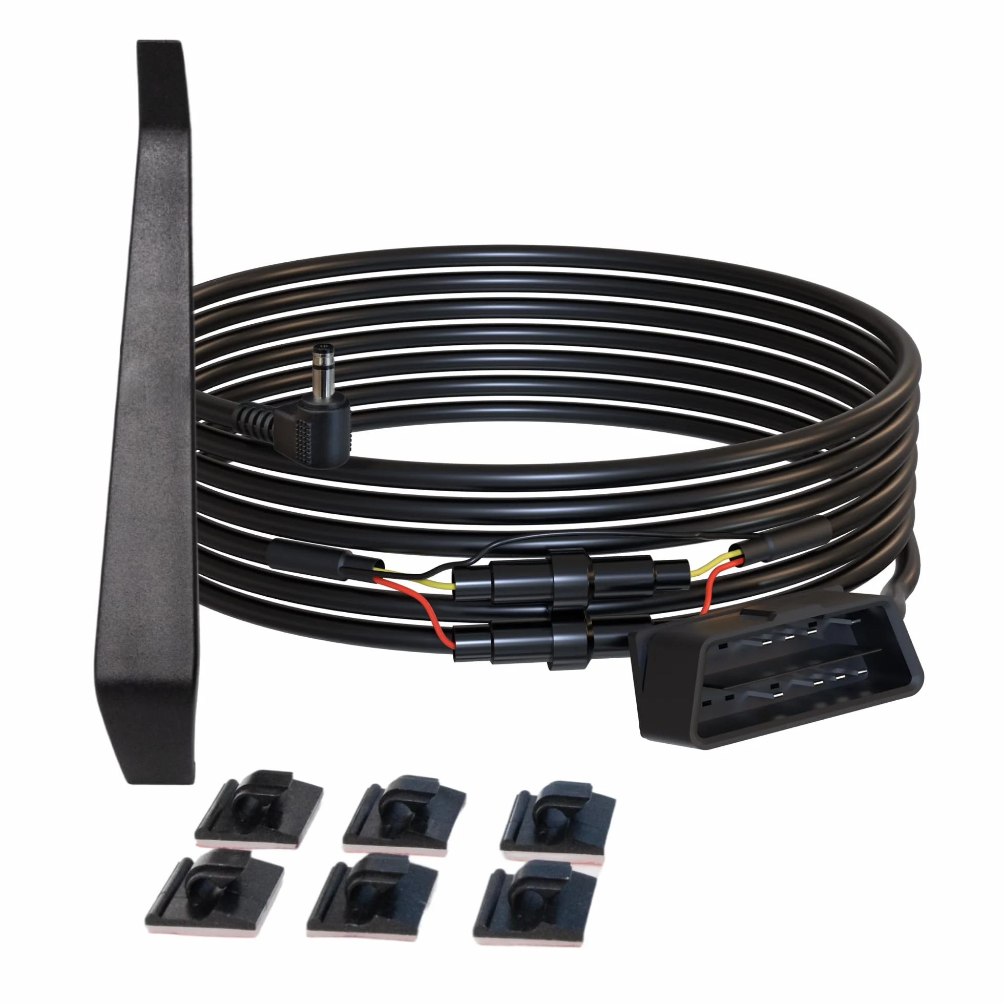 Cavo di alimentazione OBD2 per telecamera da cruscotto, OBD a USB C, adattatore OBDII cavo di ricarica hardwire 24 ore, protezione da bassa tensione, accessori per dash cam
