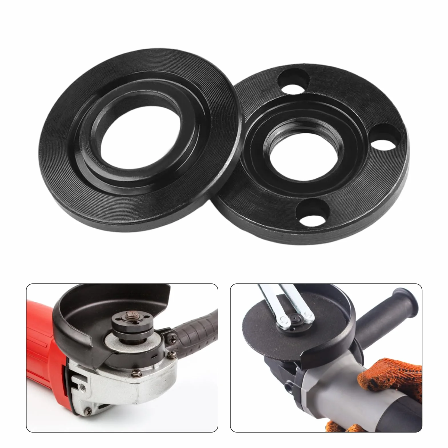 Dadi flangiati per smerigliatrice a disco M14 40 mm set da 2 pezzi