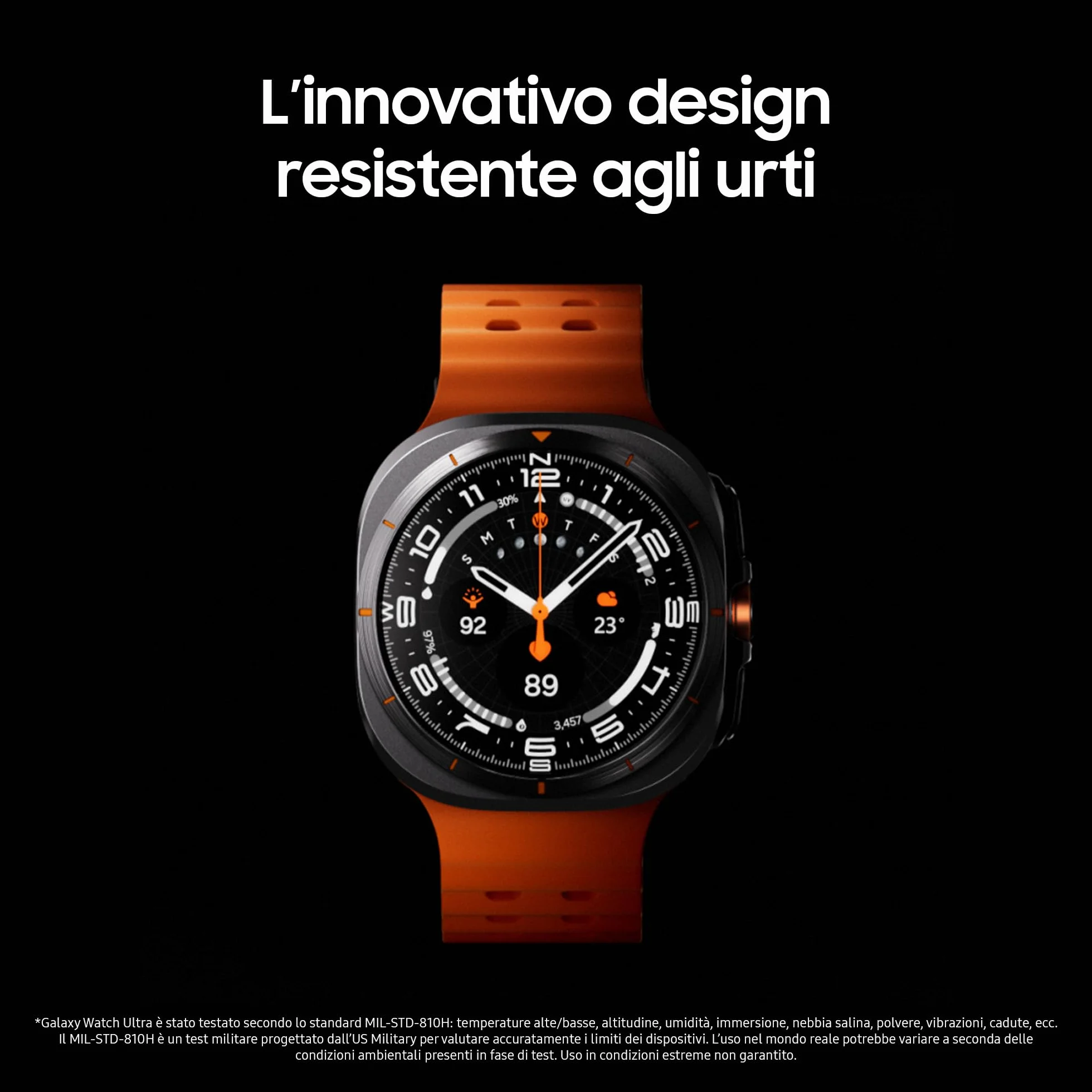 Samsung Galaxy Watch Ultra 2025 (Titanium Silver, LTE, 47mm) Smartwatch Galaxy AI, Design Resistente agli Urti, Batteria a Lunga Durata, Cassa in Titanio di Grado Aerospaziale [Versione Italiana]