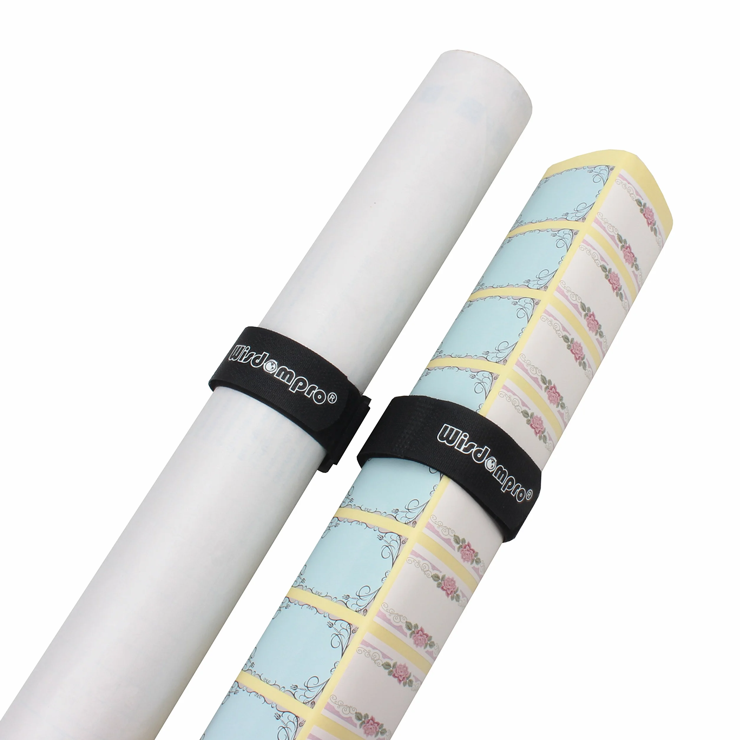 Wisdompro Fascette Cavi Nere 12 pezzi, Riutilizzabili 2.5 cm x 30.5 cm, Stringicavo per Organizzare Cavi