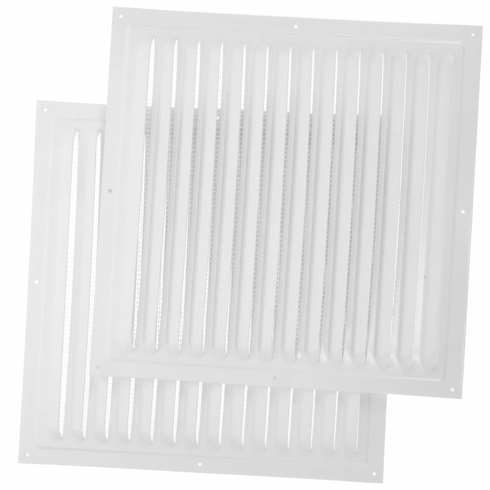 SOIMISS Elegante Griglia di Ventilazione a Soffitto - 2 Pezzi in Alluminio per Condizionatore Sfiato Aria Condizionata Centralizzato