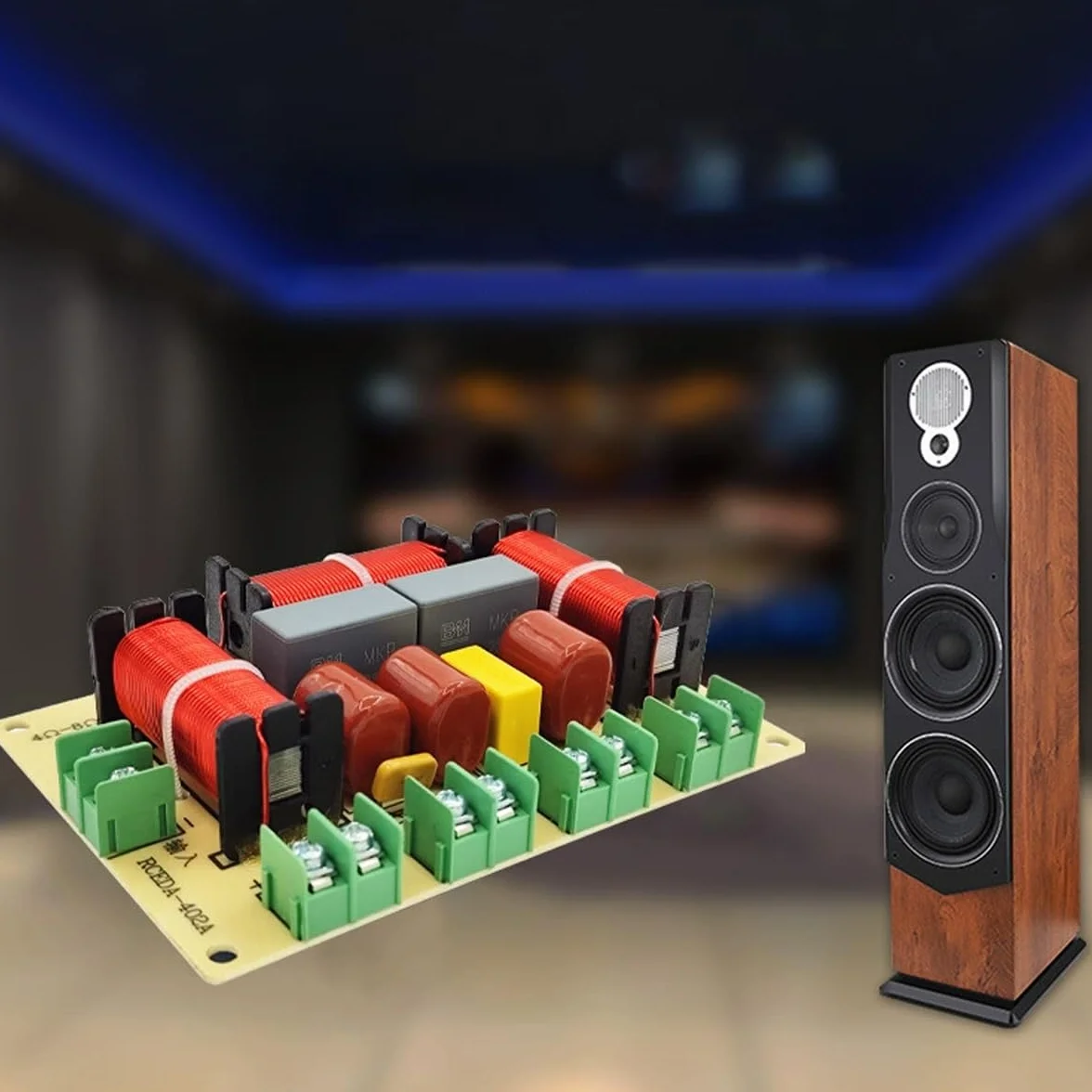 Crossover a 4 vie per altoparlanti, 250 W 4-8 Ohm alti e medi con doppio divisore di bassa frequenza, per auto, impianto stereo domestico
