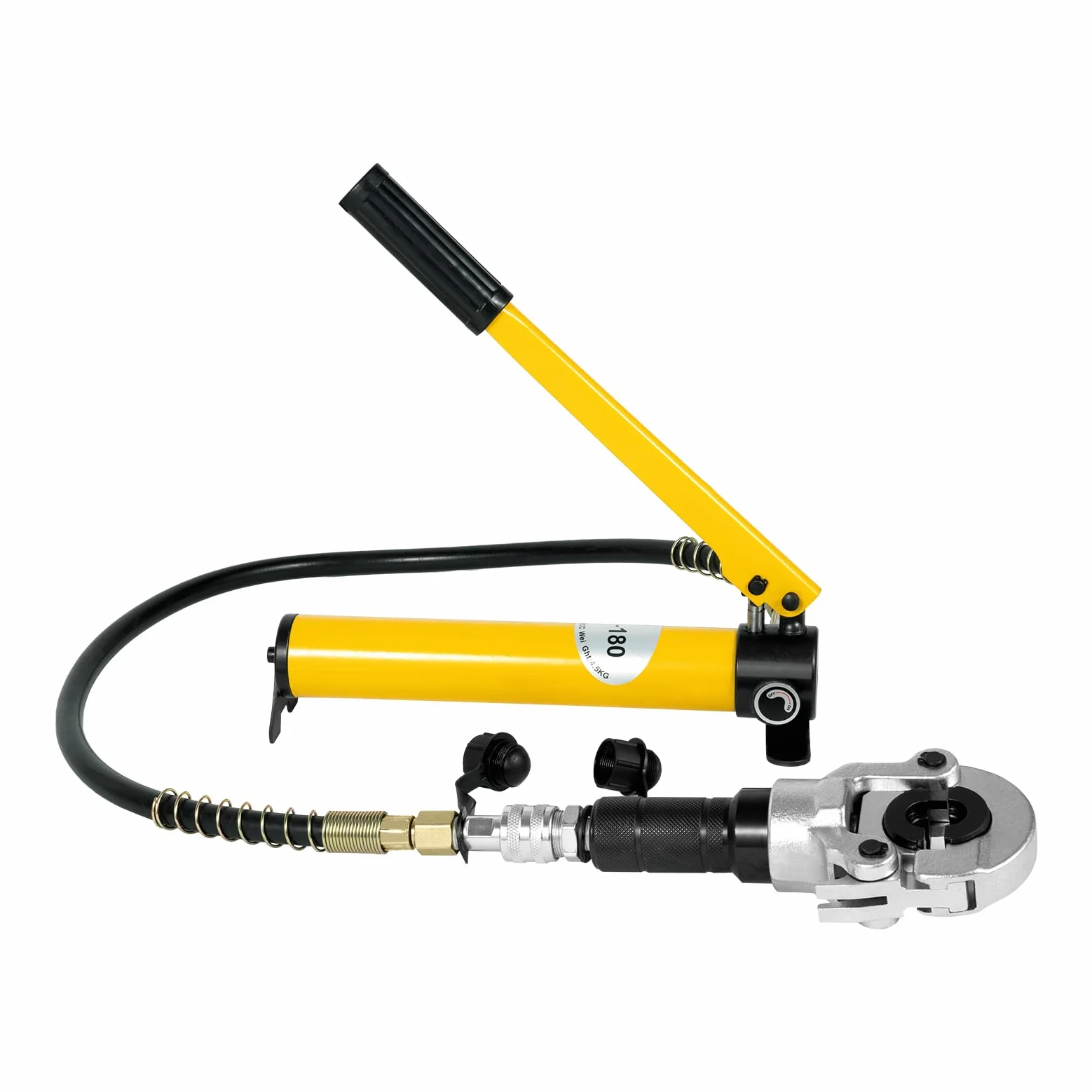 Pinza crimpatrice idraulica 6T, pinza idraulica con 9 inserti di crimpatura 12-32 mm, pinza crimpatrice per capicorda in rame e alluminio