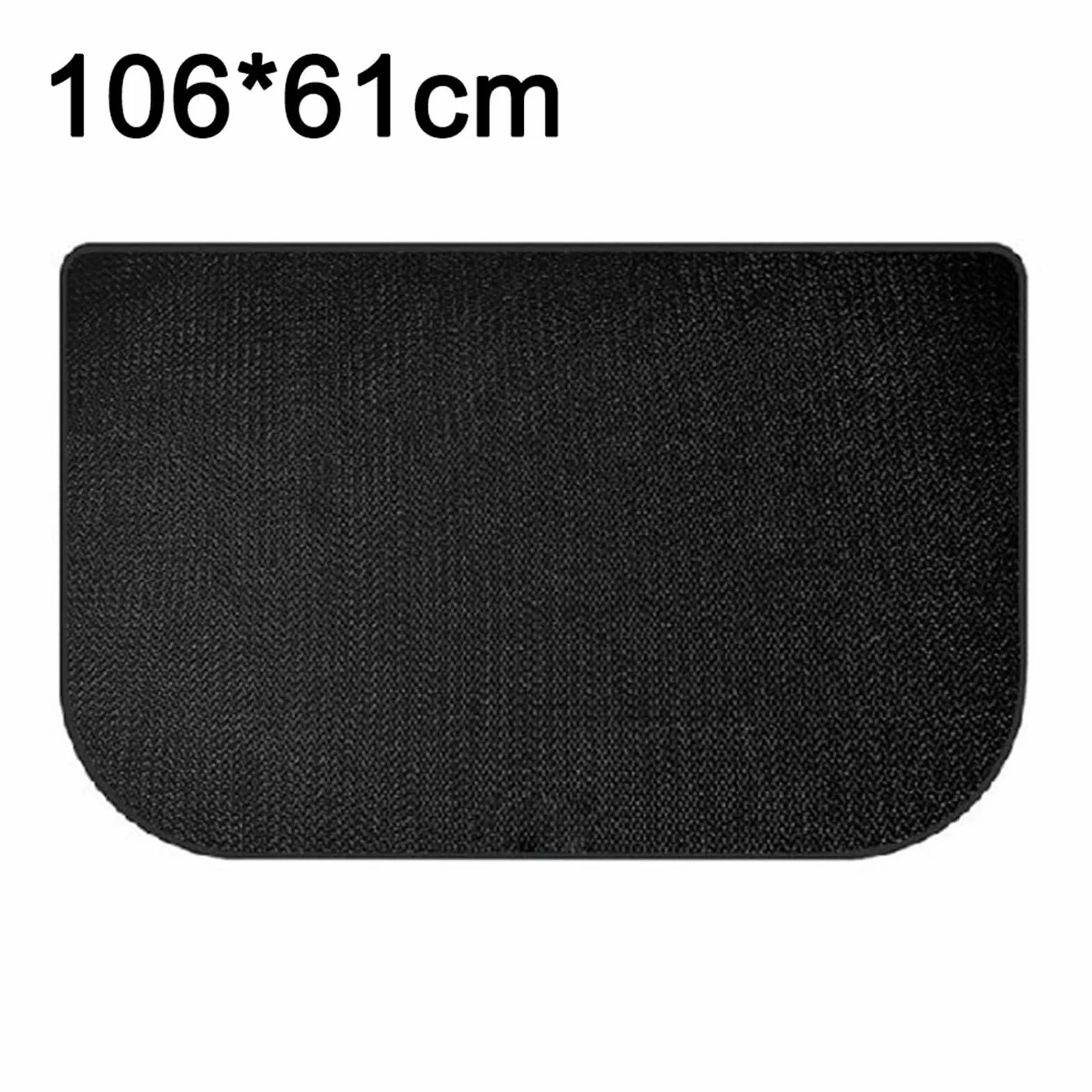 Tappeti Per Camino Tappeti for focolare Tappetino for caminetto a semicerchio isolante in silicone facile da pulire(106x61CM)