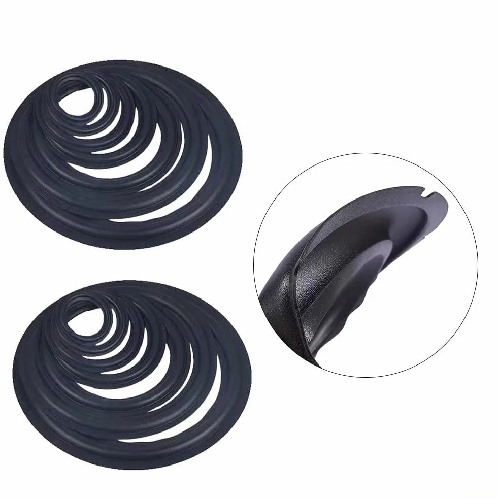 Kit di ricambio per bordo in schiuma per altoparlanti woofer da 12 pollici (5 pollici/12,7 cm), 2 pezzi, per 4 altoparlanti