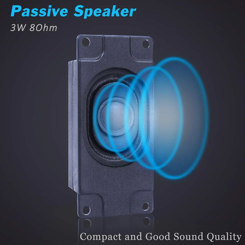 2 pezzi Altoparlante 3 Watt 8 Ohm con Interfaccia JST-PH2.0 per Arduino Electronic Progetti Fai-da-te