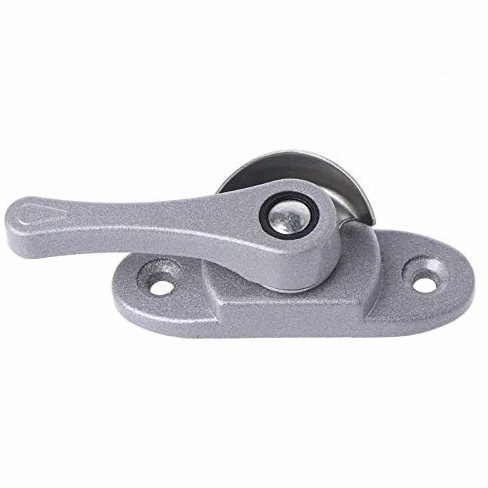 MRKU Maniglie per finestre, Serrature per Porte in plastica e Metallo, antifurto, Sicurezza, scorrevoli, bidirezionali, a Mezzaluna, Accessori per ferramenta