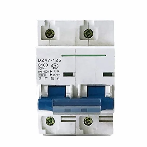 Interruttore Magnetotermico Differenziale 2P DC 1000V 500V Solar Mini Interruttore 6 3A / 80A 100A 125A DC1000V DC500V MCB(100A DC500V)