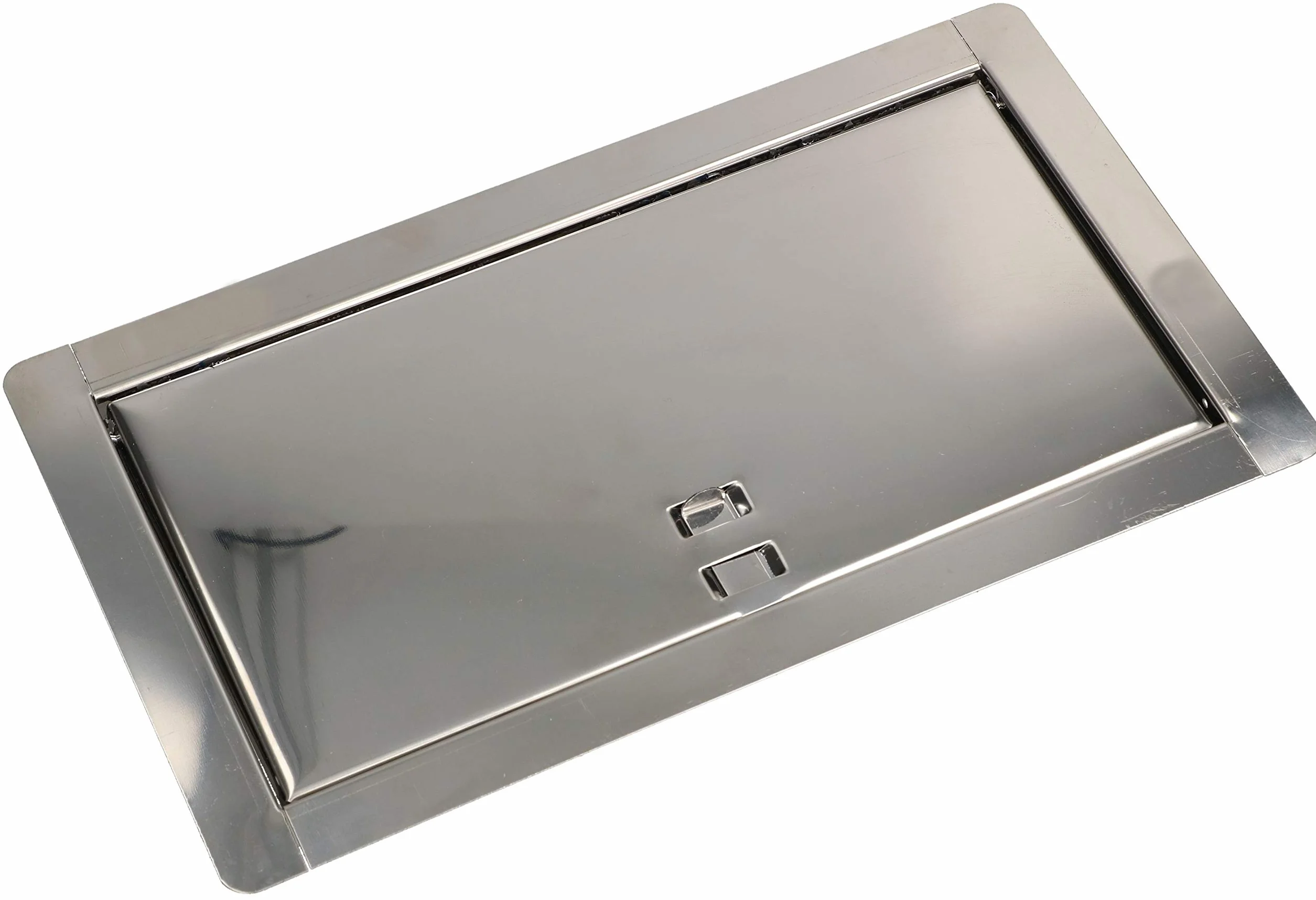 KOTARBAU® - Porta per camino, 13 x 26 cm, in acciaio inox, per ispezione e manutenzione
