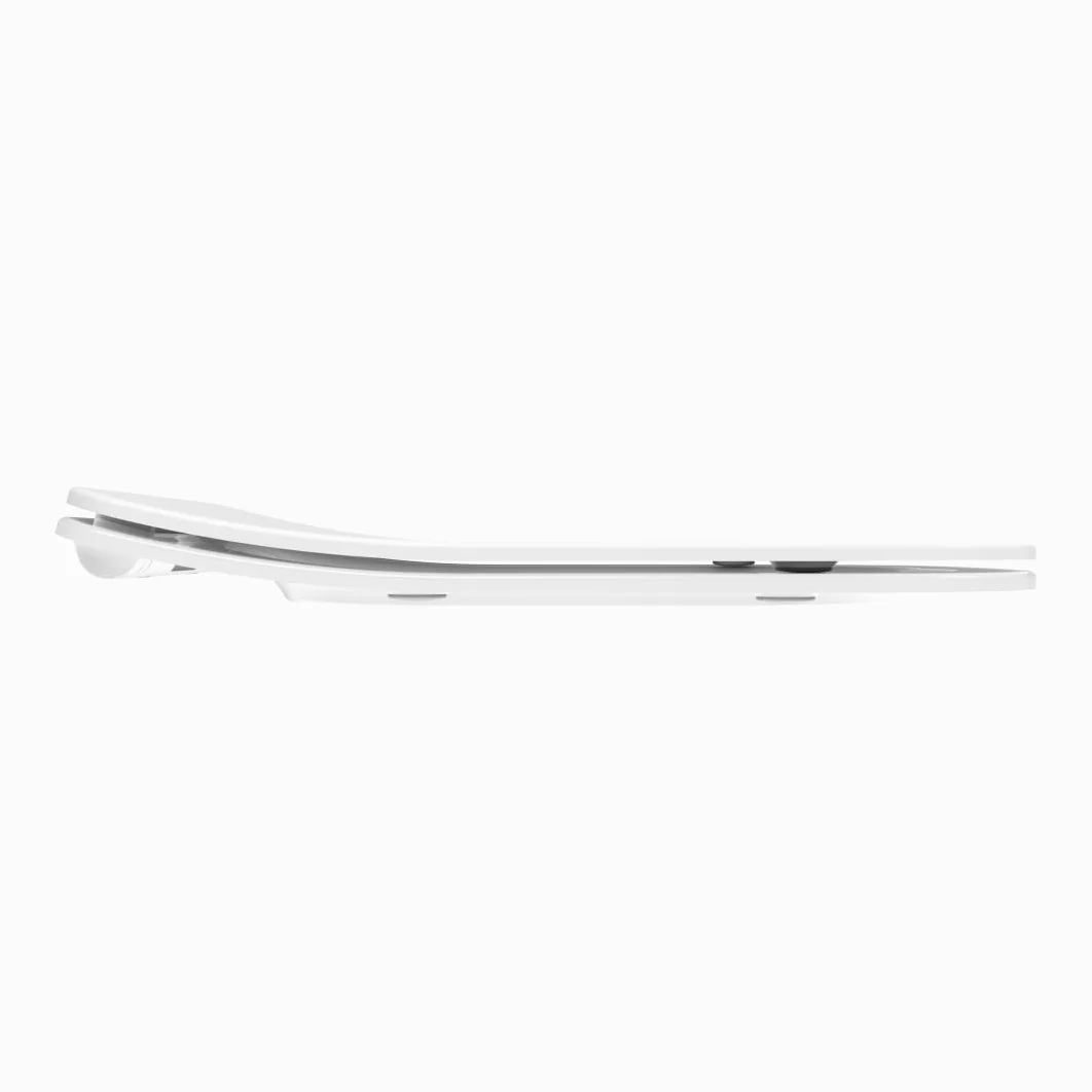 Kiamami Valentina - Copriwater quadrato in termoindurente slim con chiusura rallentata
