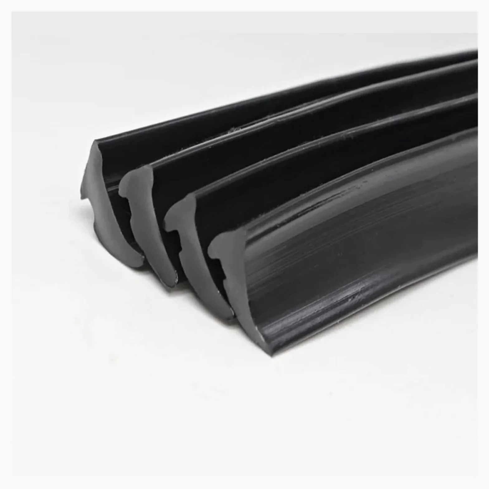 Guarnizione Doccia Sottoporta Sigillo fisso trasparente in PVC 5M | Striscia di tenuta for hardware domestico for isolamento acustico for porta del bagno(Transparent 4.5mm 5M)