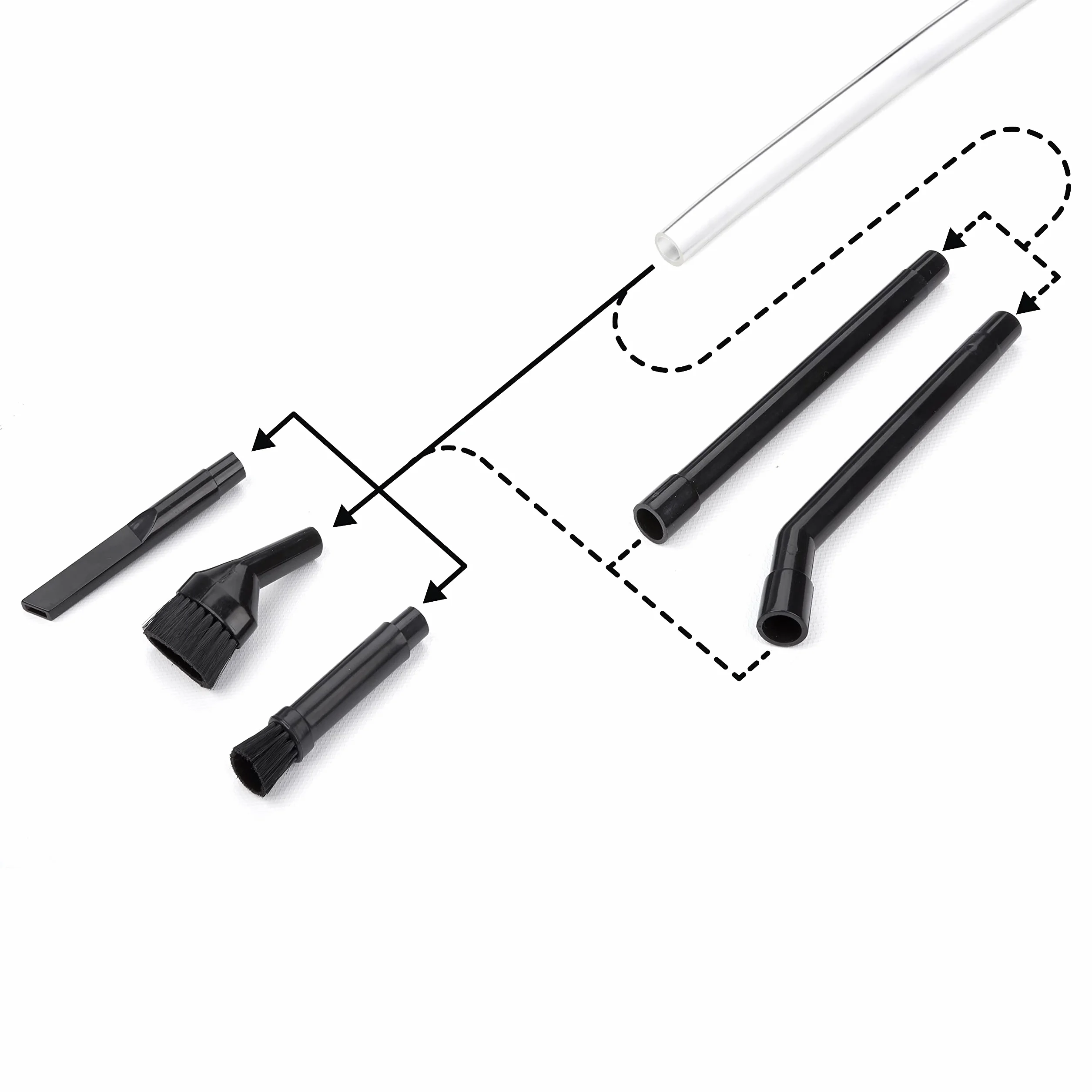 Shop-Vac 9191500 Kit di pulizia per stufe a pellet, costruzione in plastica Poly Pro, 5 ugelli, (1 set)