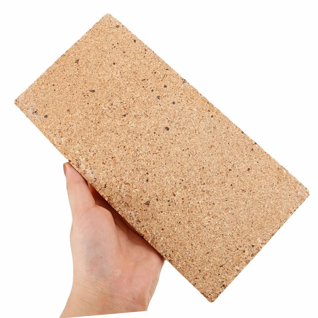 Ciieeo Mattone Refrattario in Pietra Leggero, Termoisolante e Resistente al Calore per Caminetti e Barbecue,